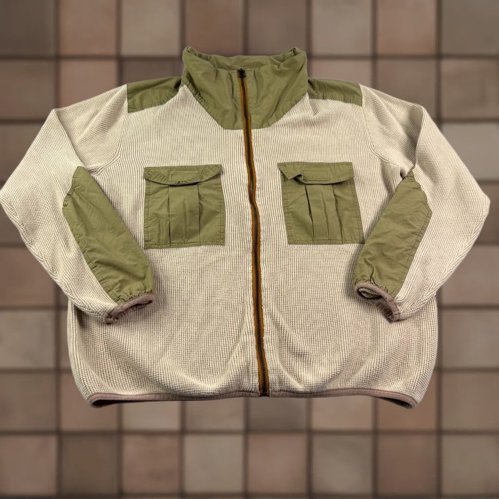 Vintage G Star Raw Jacket Mens XL Beige Full Zip Utility Cargo Knit Casual Size US XL / EU 56 / 4 - 1 Thumbnail