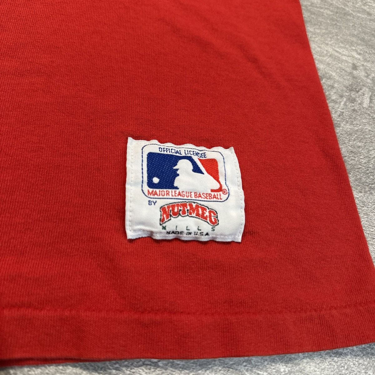 Nutmeg × Vintage Vintage 90s St Louis Cardinals NUTMEG Single Stitch Shirt Size US XL / EU 56 / 4 - 3 Thumbnail