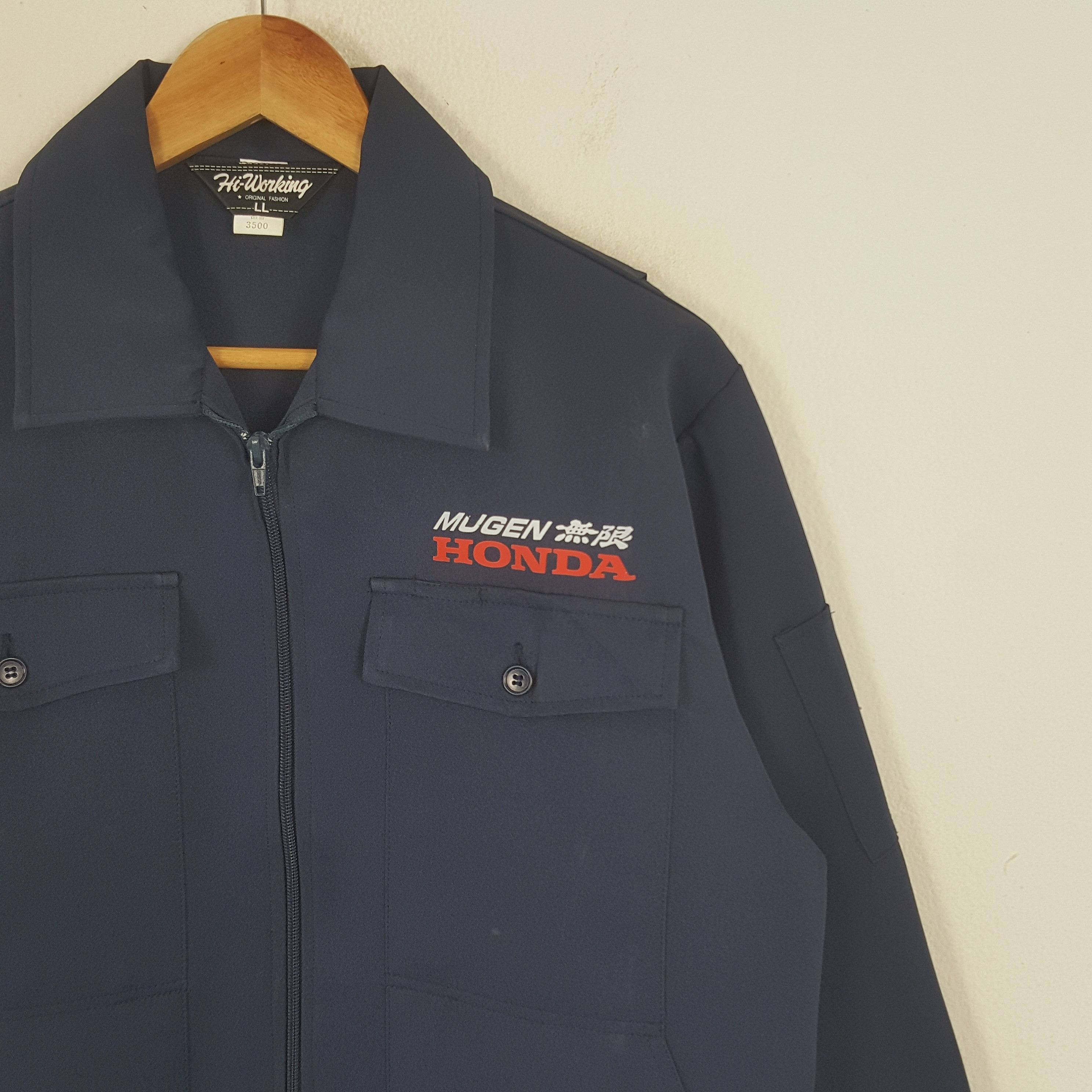 Japanese Brand × Vintage Vintage Honda Mugen Japanese Racing Team Custom Art Jacket Size US L / EU 52-54 / 3 - 3 Thumbnail