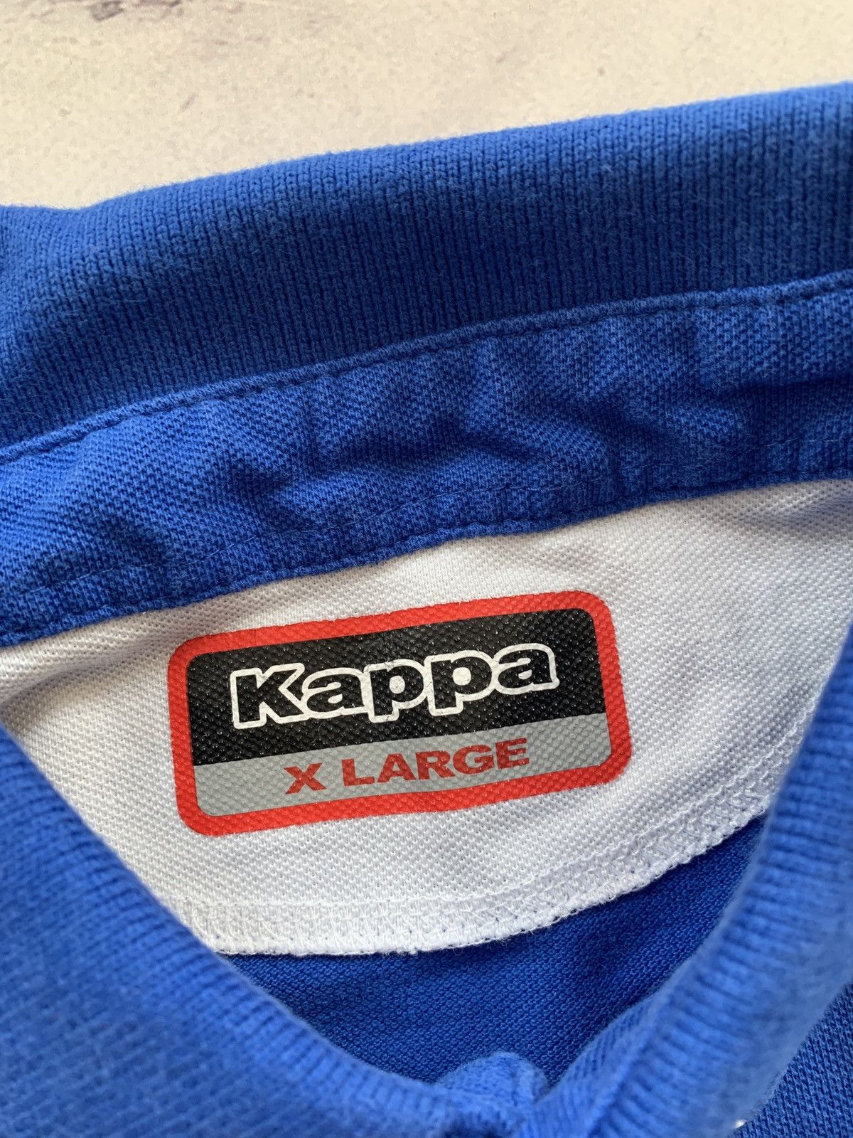 Kappa Kappa Italia Vintage Blue Y2K Big Logo Polo Shirt Size US XL / EU 56 / 4 - 13 Thumbnail