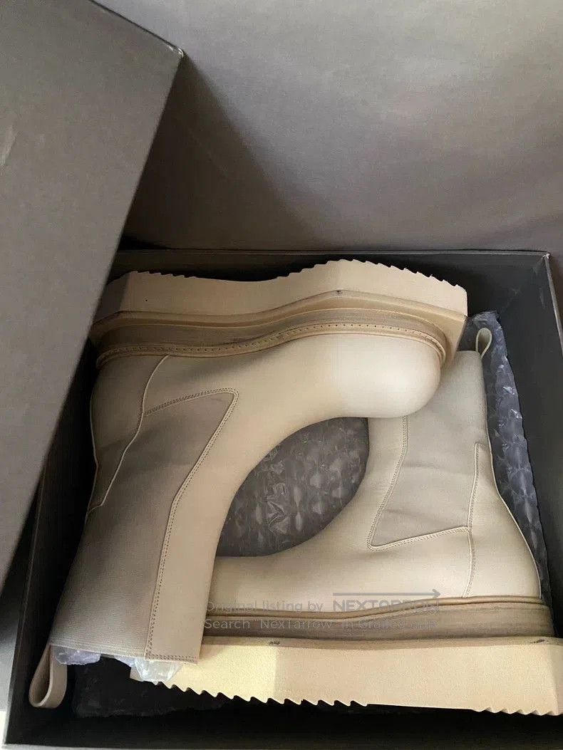 Rick Owens Rick Owens White Platform Boots. Size US 10.5 / EU 43-44 - 7 Thumbnail
