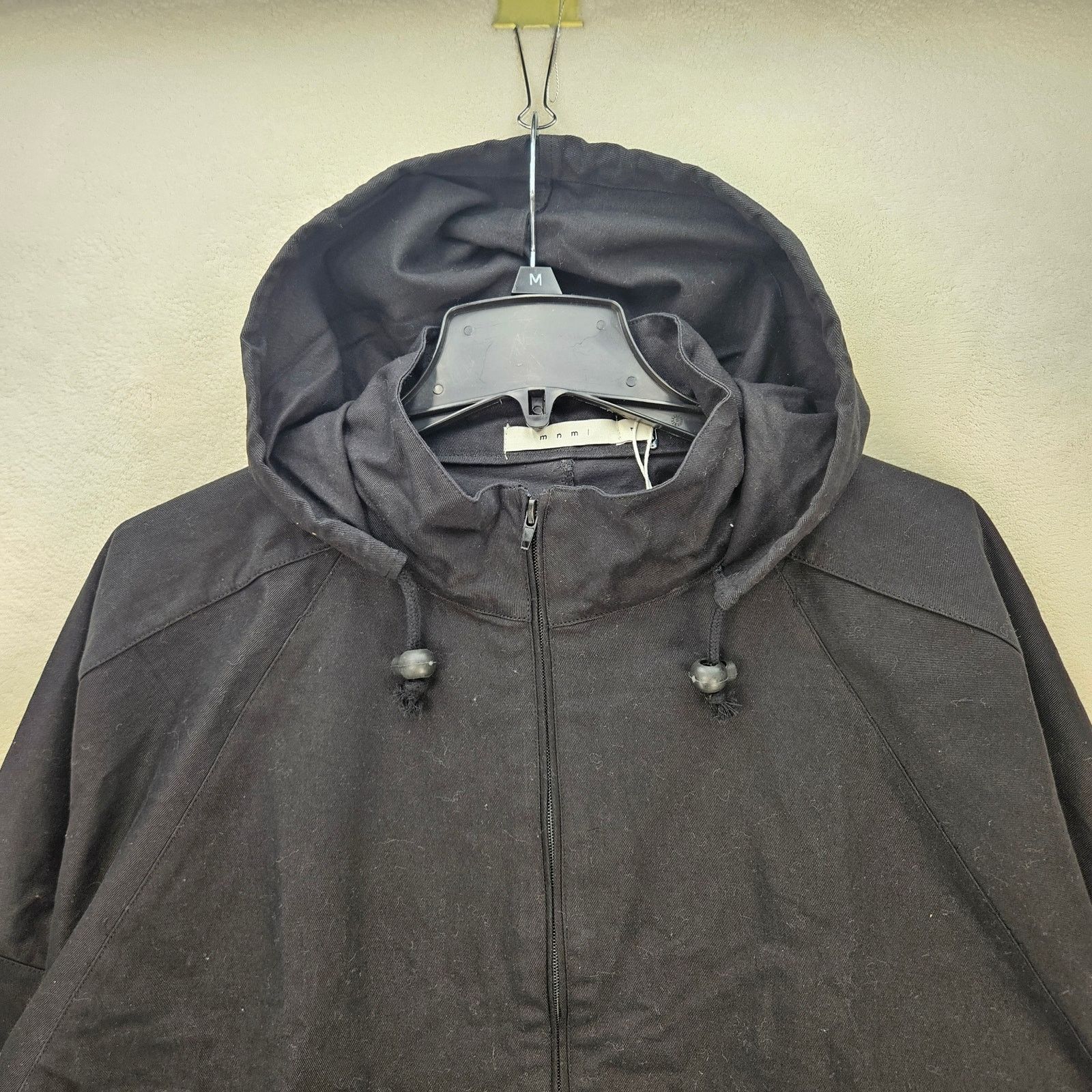 MNML MNML MEN'S MEDIUM COTTON HALF ZIP JACKET BLACK NWT Size US M / EU 48-50 / 2 - 2 Thumbnail