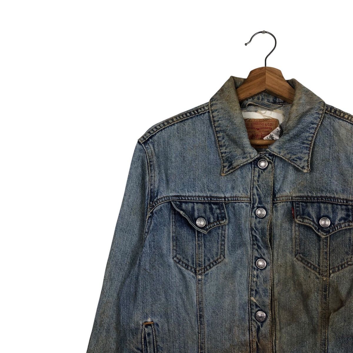 Levi's 📌Vintage Trucker Denim Jeans Rusty Design Levi's Size US L / EU 52-54 / 3 - 8 Thumbnail