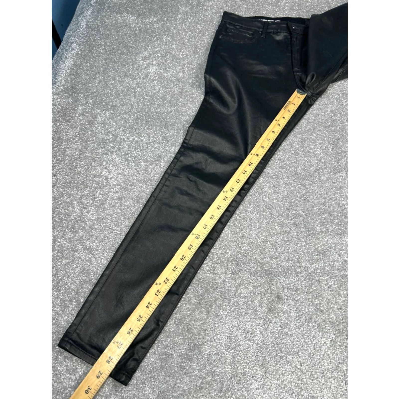 Vintage AG Adriano Goldschmied The Farrah Skinny Jeans Womens 30 Black Size 30" / US 8 / IT 44 - 3 Thumbnail