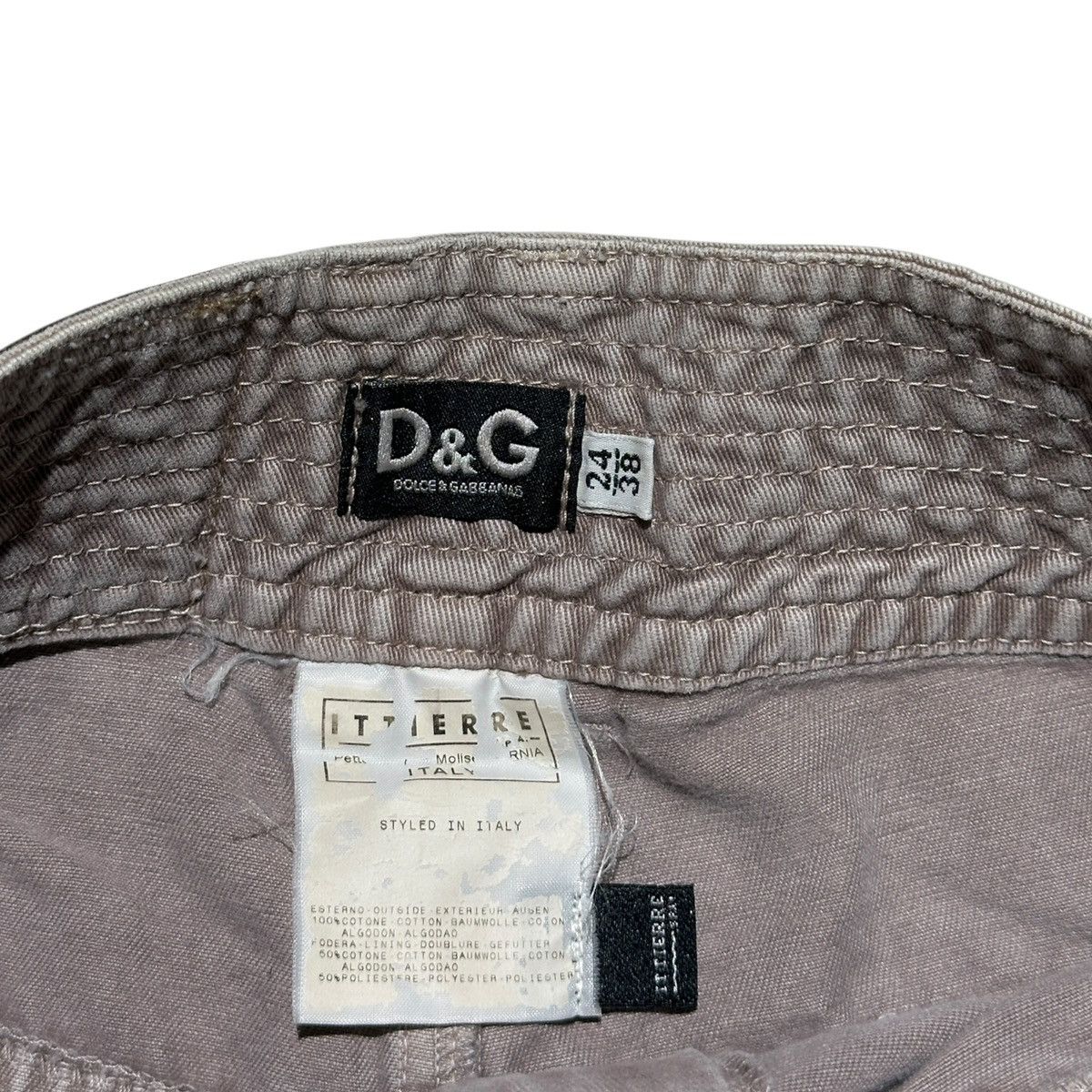 Dolce & Gabbana 2003 fastened cargo pant Size 26" / US 2 / IT 38 - 5 Thumbnail
