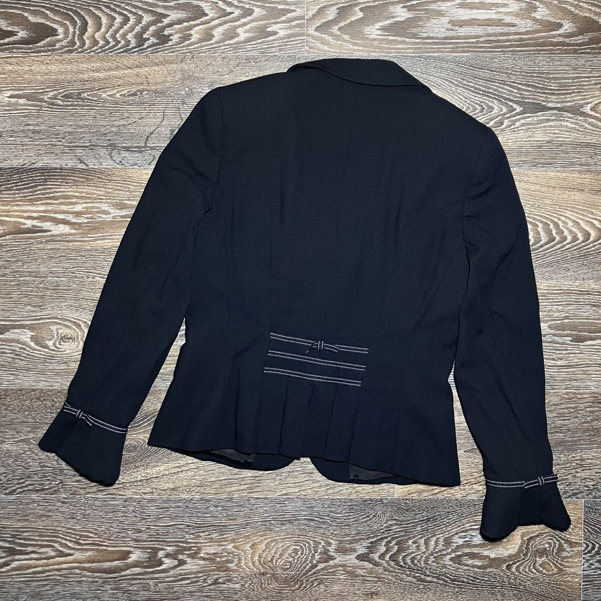 Escada Vintage ESCADA Women’s Wool Navy Blue Blazer Jacket Size M / US 6-8 / IT 42-44 - 8 Thumbnail