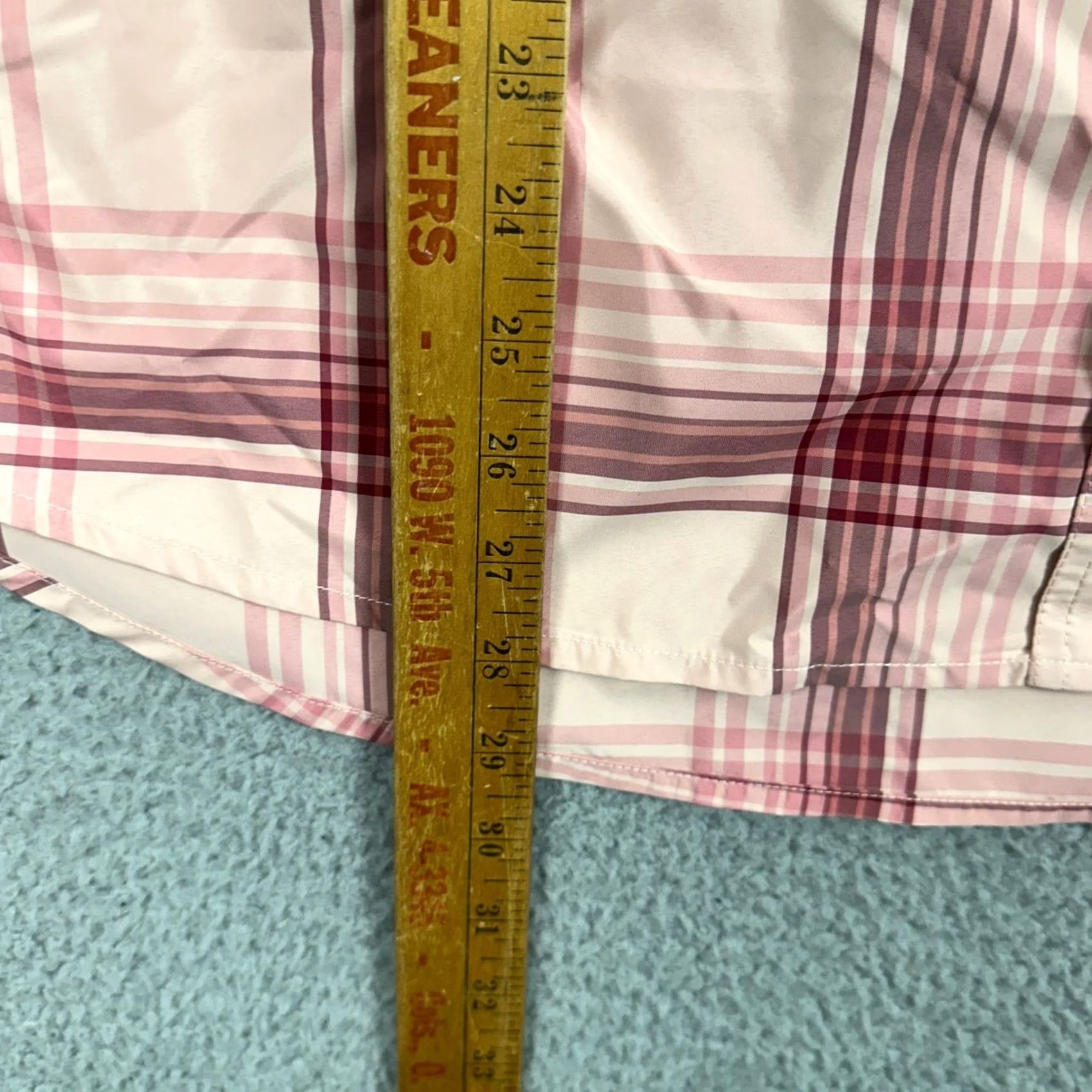 Eddie Bauer Eddie Bauer Pink Plaid Shirt Button-Up Short Sleeve 2XL Men Outdoor Casual Travel Pocketed Nylon Polyester Nylon Breathable Size US XXL / EU 58 / 5 - 6 Thumbnail