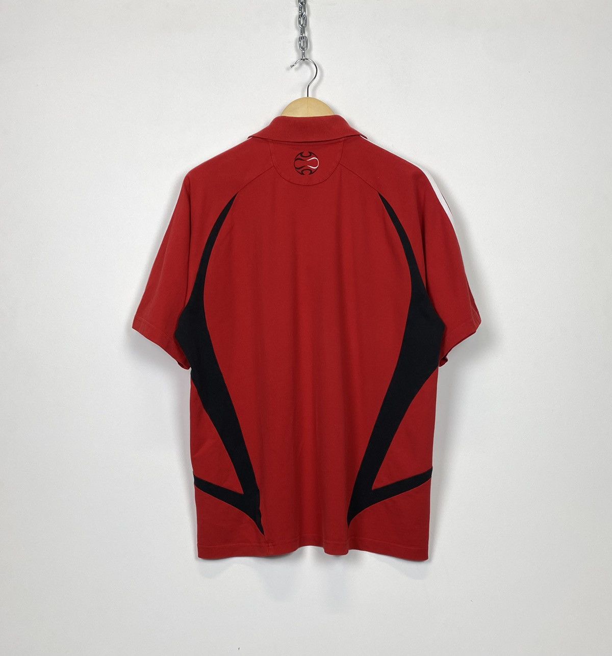 Adidas Liverpool FC Football Soccer Polo Shirt 2007 Size L Red Top Size US L / EU 52-54 / 3 - 8 Thumbnail