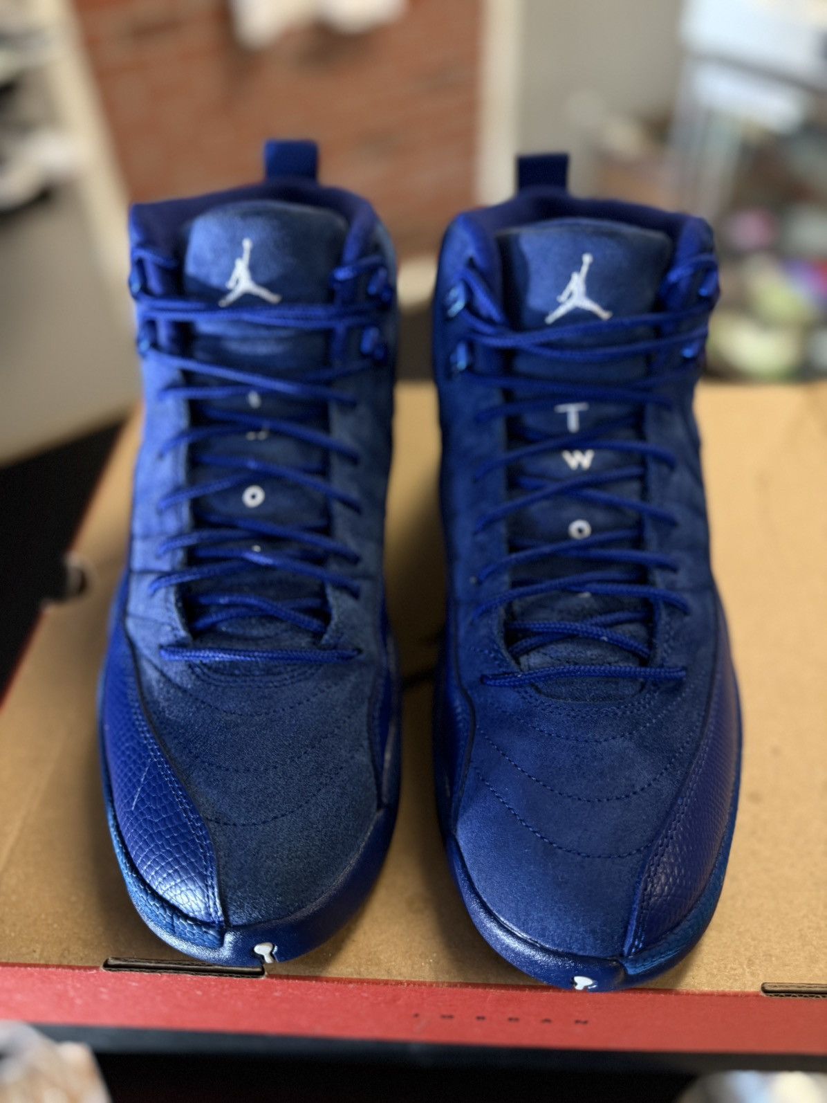 Jordan Brand × Nike Jordan 12 Deep Royal Blue 2016 Size 10.5 🧼 W/ BOX Size US 10.5 / EU 43-44 - 10 Thumbnail