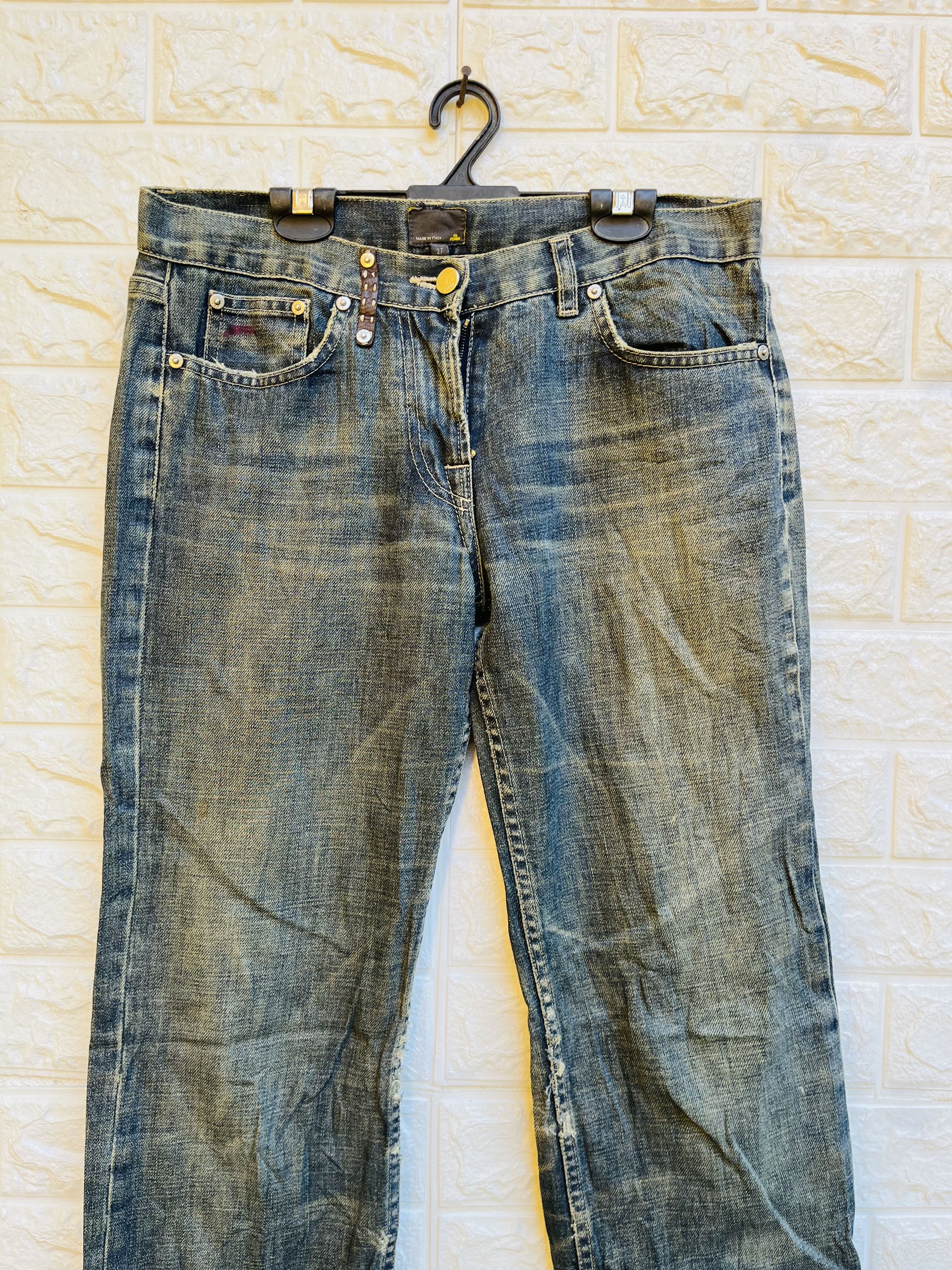 Fendi Vintage Fendi Distressed Designer Fashion Style Size US 30 / EU 46 - 3 Thumbnail