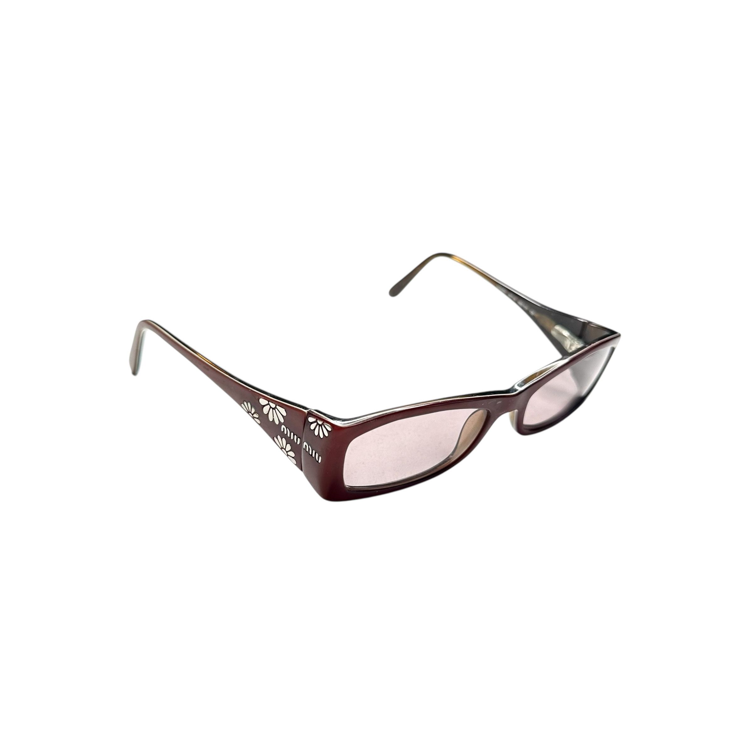 Miu Miu Miu Miu Flowered Sunglasses Size ONE SIZE - 2 Thumbnail