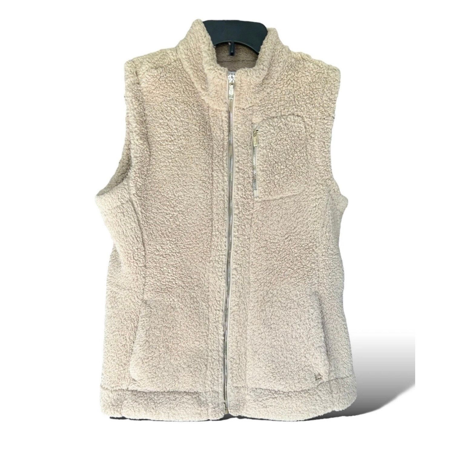 Calvin Klein Calvin Klein Tan Sherpa Fleece Vest Women’s Medium Zip Up Size M / US 6-8 / IT 42-44 - 1 Thumbnail