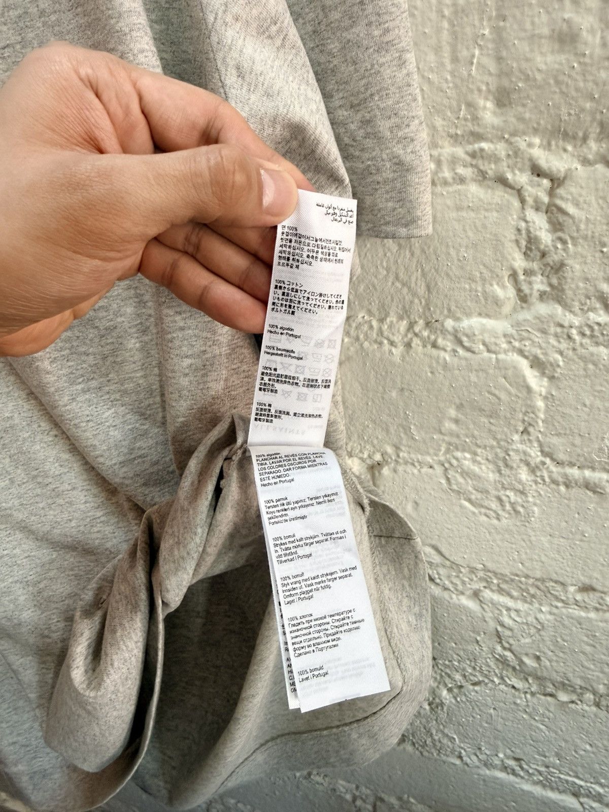 Allsaints Grey Single Stitch Tee Size US XXL / EU 58 / 5 - 7 Thumbnail