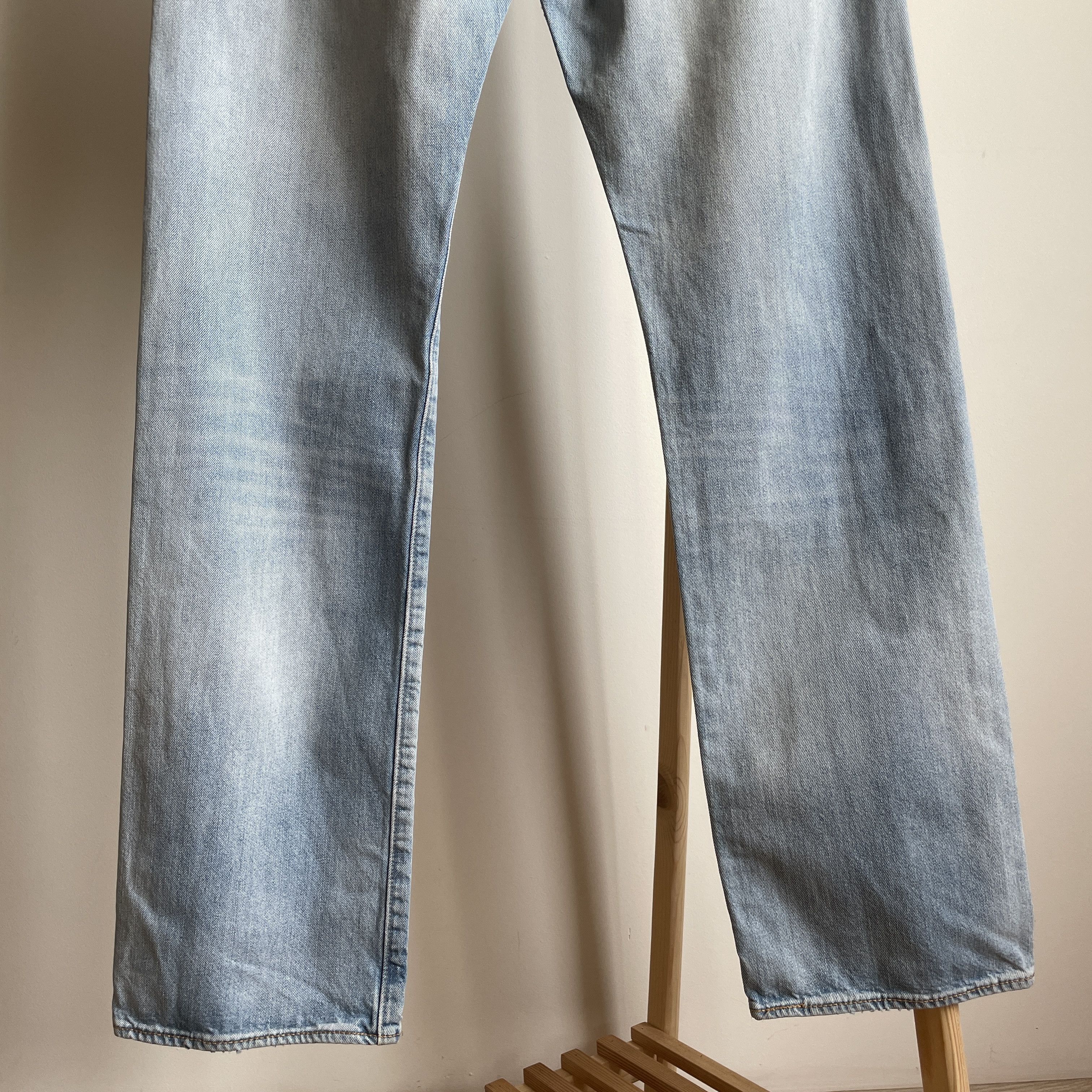Levi's Levi's 501 Washed Straight Denim Size 34x34 Size US 34 / EU 50 - 7 Thumbnail