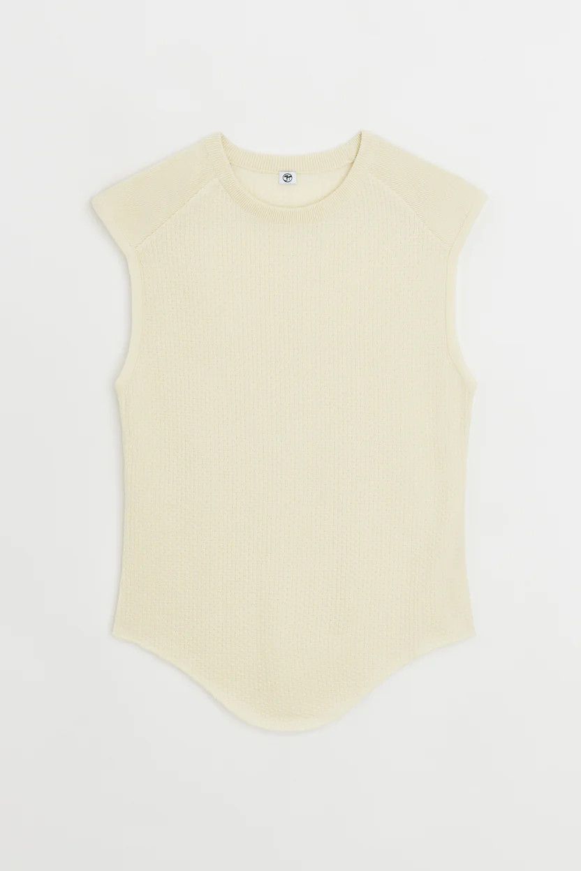 Judy Turner o1mle0225 Unisex Mikey Tank Top in Panna Size US L / EU 52-54 / 3 - 1 Thumbnail
