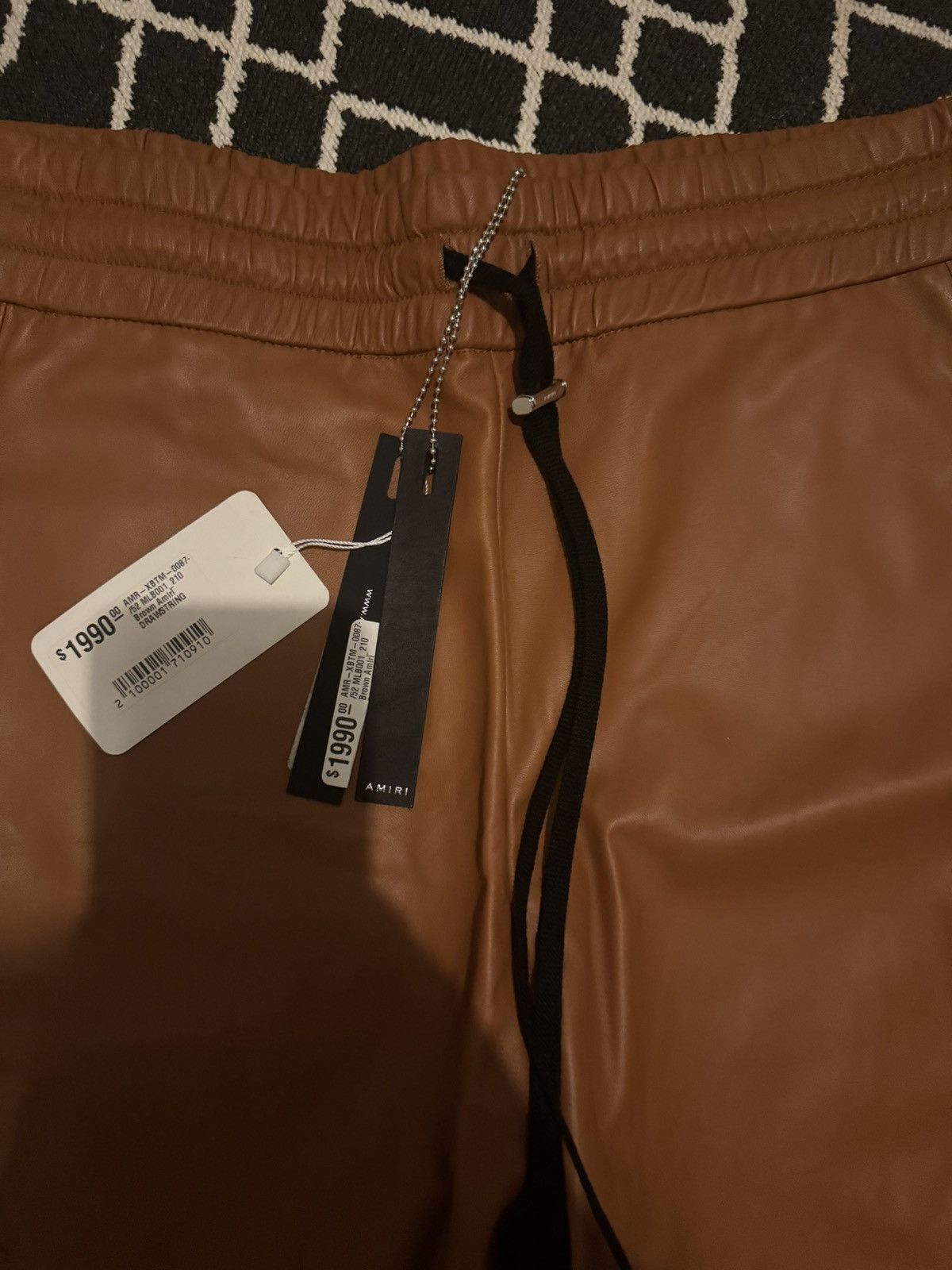 Amiri Amiri drawstring leather boxing shorts size 36 NEW Size US 36 / EU 52 - 4 Thumbnail