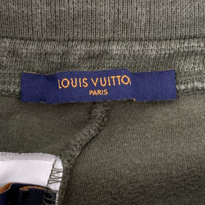 Louis Vuitton Louis Vuitton size m Dark green cotton zip-up athletic cors Size US 28 / EU 44 - 6 Thumbnail