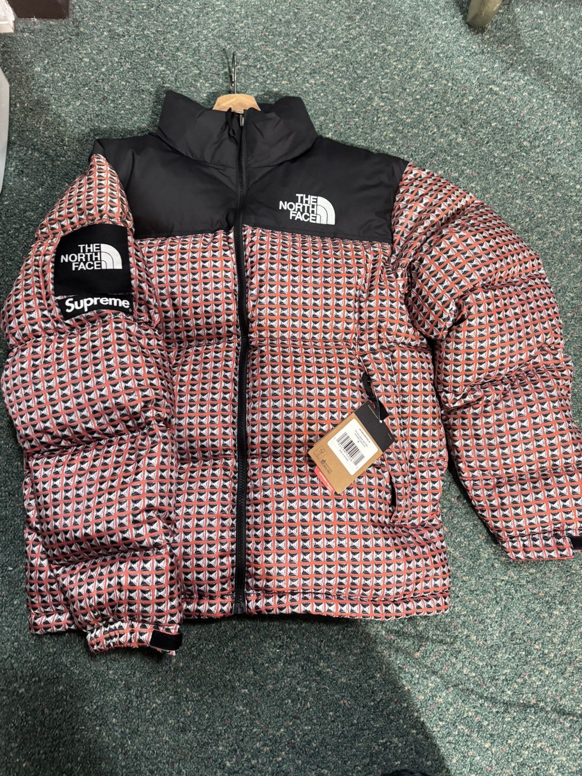 Supreme Supreme patchwork cable knit cardigan | Grailed