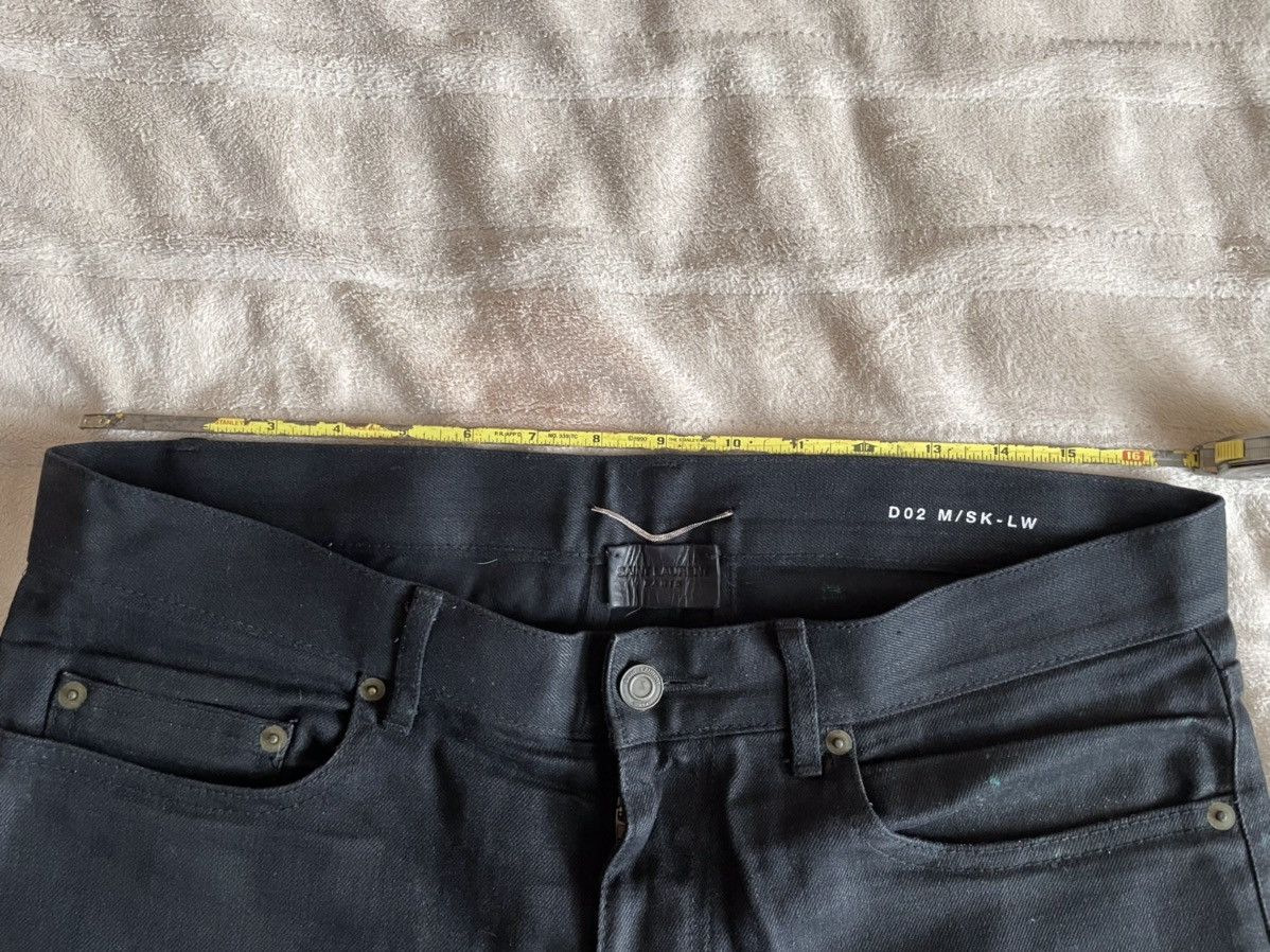 Saint Laurent Paris Black DO2 Waxed Denim Size US 32 / EU 48 - 4 Thumbnail