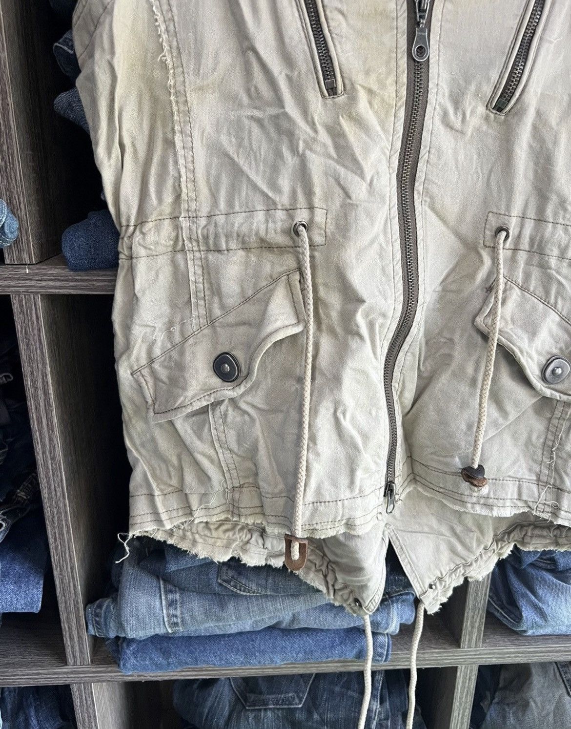 In The Attic 🔥Rare In The Attic Zipper Vest Size US S / EU 44-46 / 1 - 9 Thumbnail