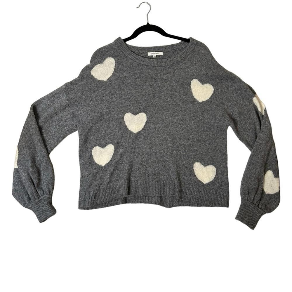 Madewell Madewell l Heart Dot Balloon Sleeve Sweater Medium Size M / US 6-8 / IT 42-44 - 2 Thumbnail