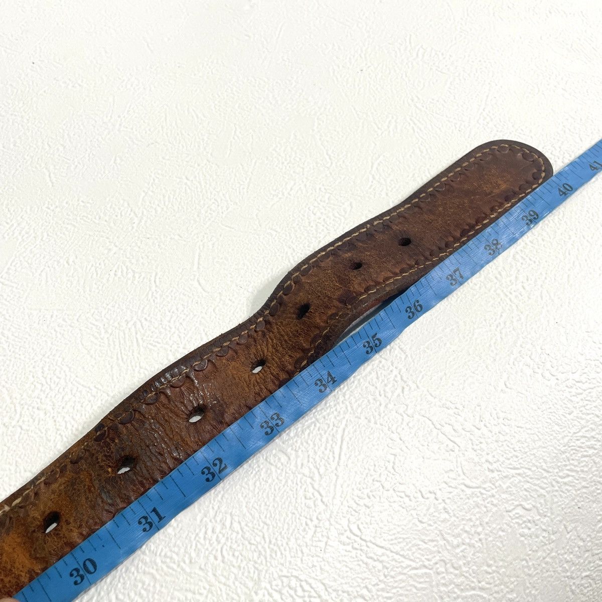 If Six Was Nine Y2k Vintage leather belt kapital style Size ONE SIZE - 9 Thumbnail