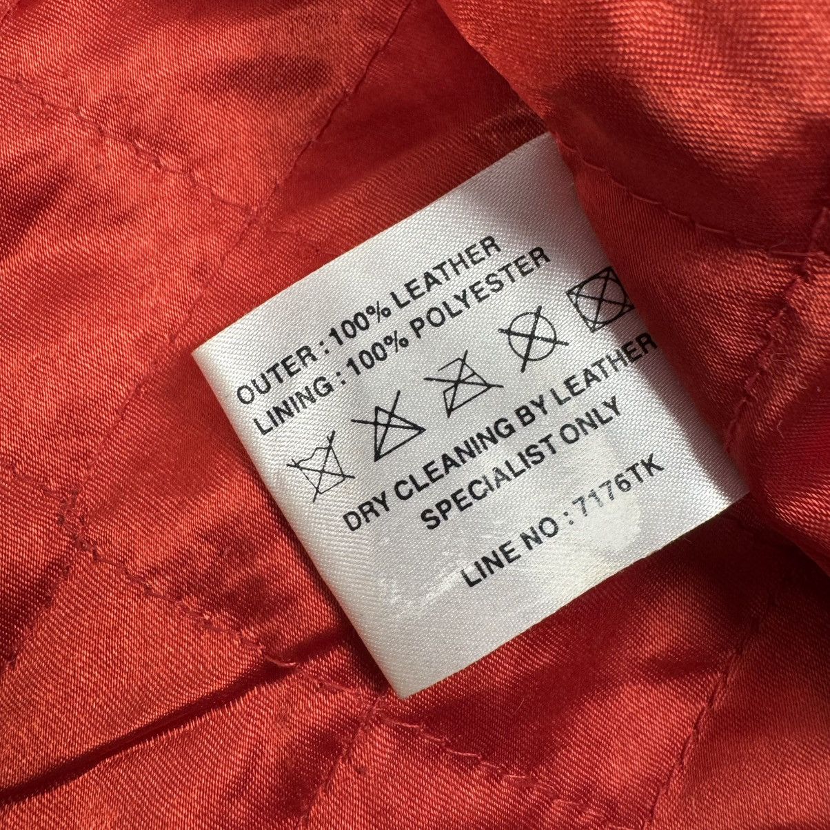 Lambretta × Leather × Vintage Lambretta Big Logo Avant Garde Distressed Leather Jacket Size US L / EU 52-54 / 3 - 18 Thumbnail
