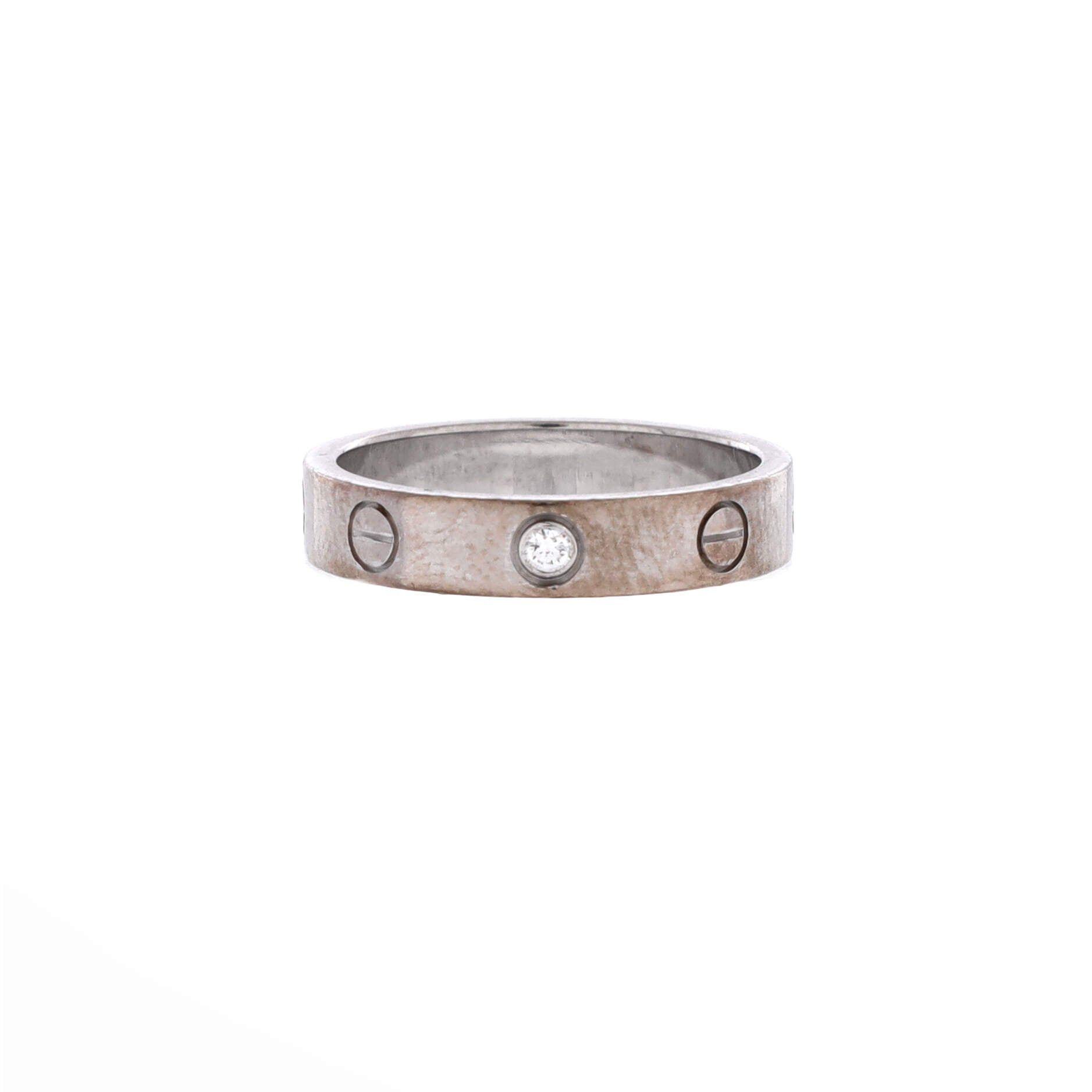 Love Wedding Band 1 Diamond Ring