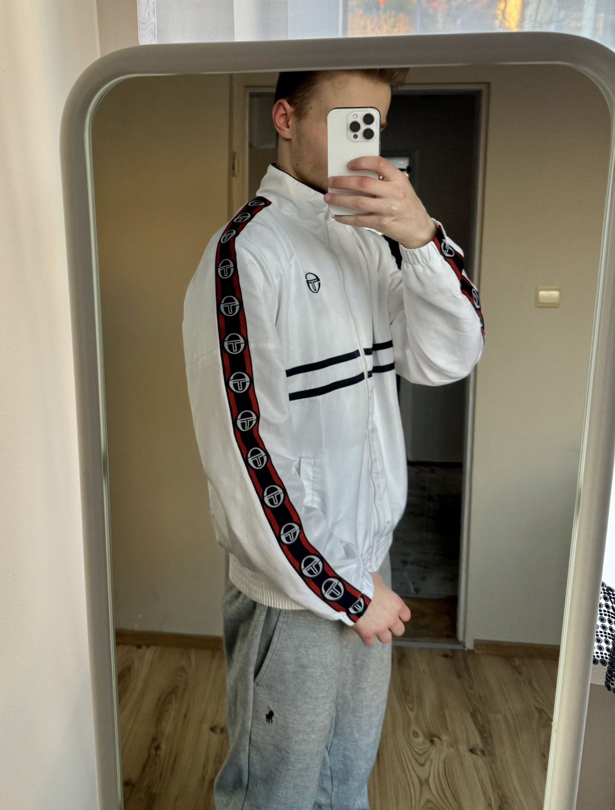 Sergio Tacchini × Vintage Sergio Tacchini Light Track Jacket Y2K Look Size US L / EU 52-54 / 3 - 2 Thumbnail