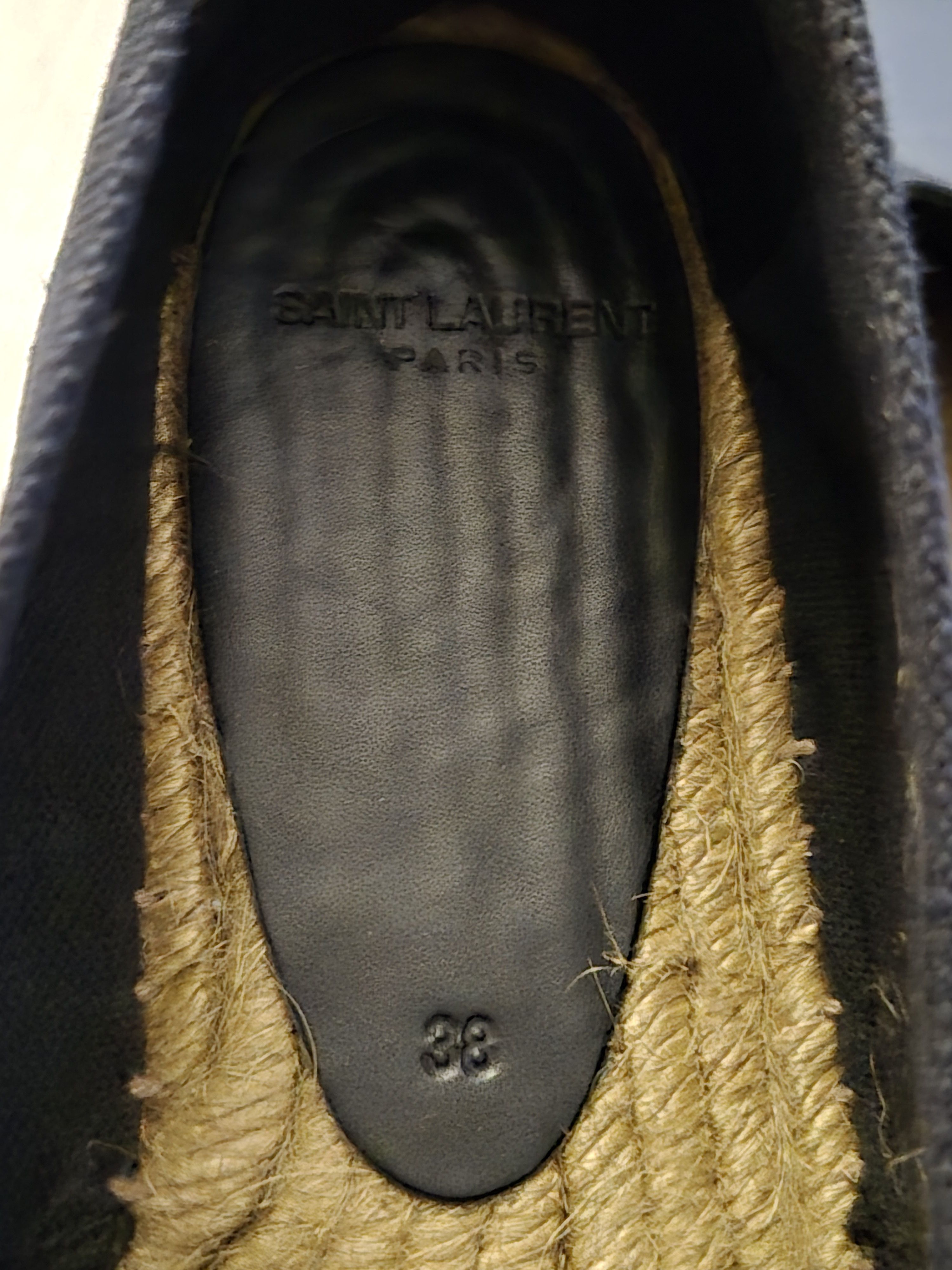 Yves Saint Laurent YSL ESPADRILLES Size US 8 / IT 38 - 4 Thumbnail