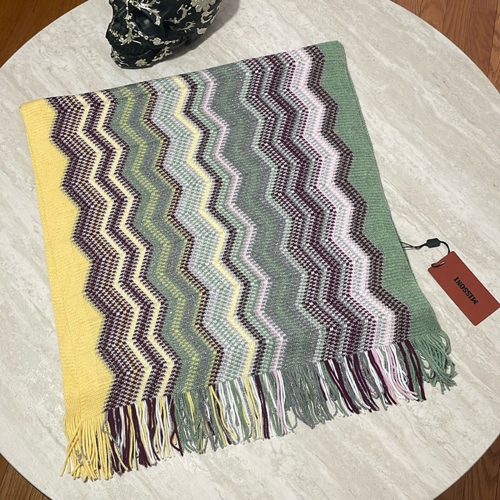 Missoni NWT MISSONI Wool Blend Oversized Scarf Size ONE SIZE - 2 Thumbnail
