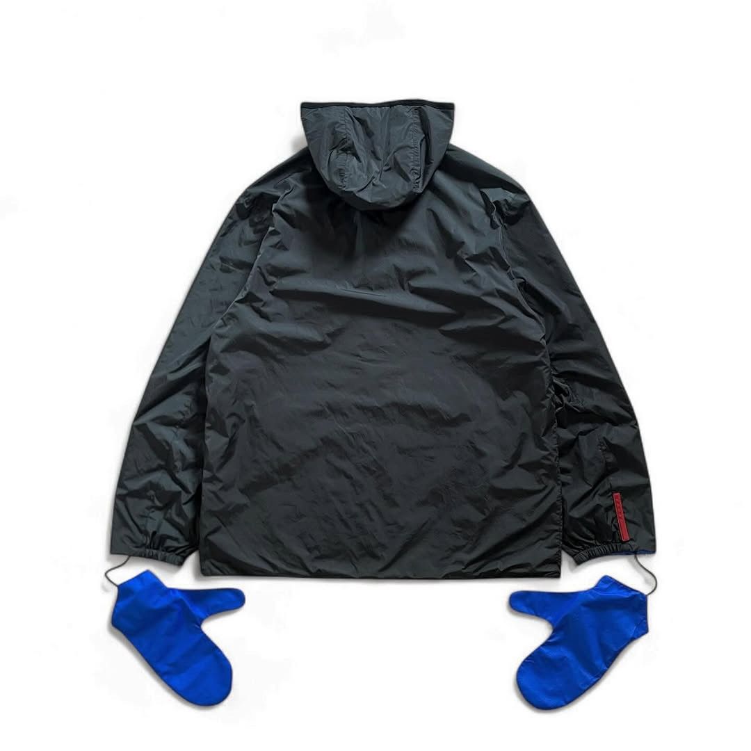 Prada SOLD - AW99 Technical PTFE Gore-Tex Hidden Glove Jacket Size US L / EU 52-54 / 3 - 6 Thumbnail