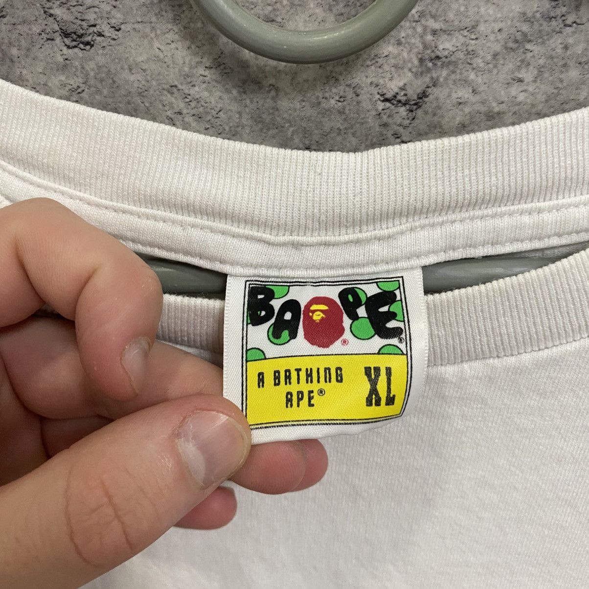 Bape A Bathing Ape Bape T Shirt Big Logo Tee Y2K Size US XL / EU 56 / 4 - 10 Thumbnail
