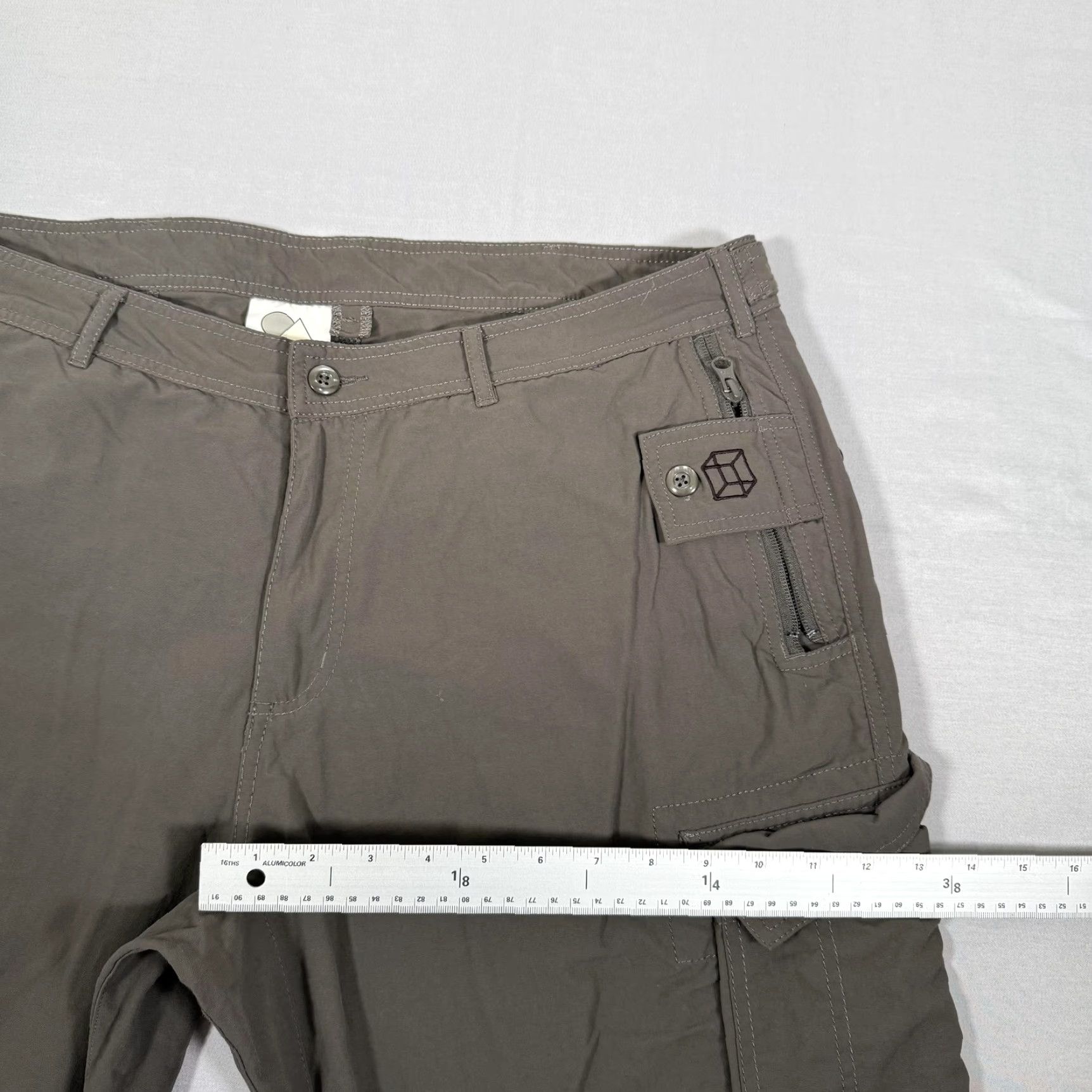 Vintage Clothing Arts Pants Mens 38x34 Brown P Cubed Pick Pocket Proof Cargo Travel Size US 38 / EU 54 - 7 Thumbnail