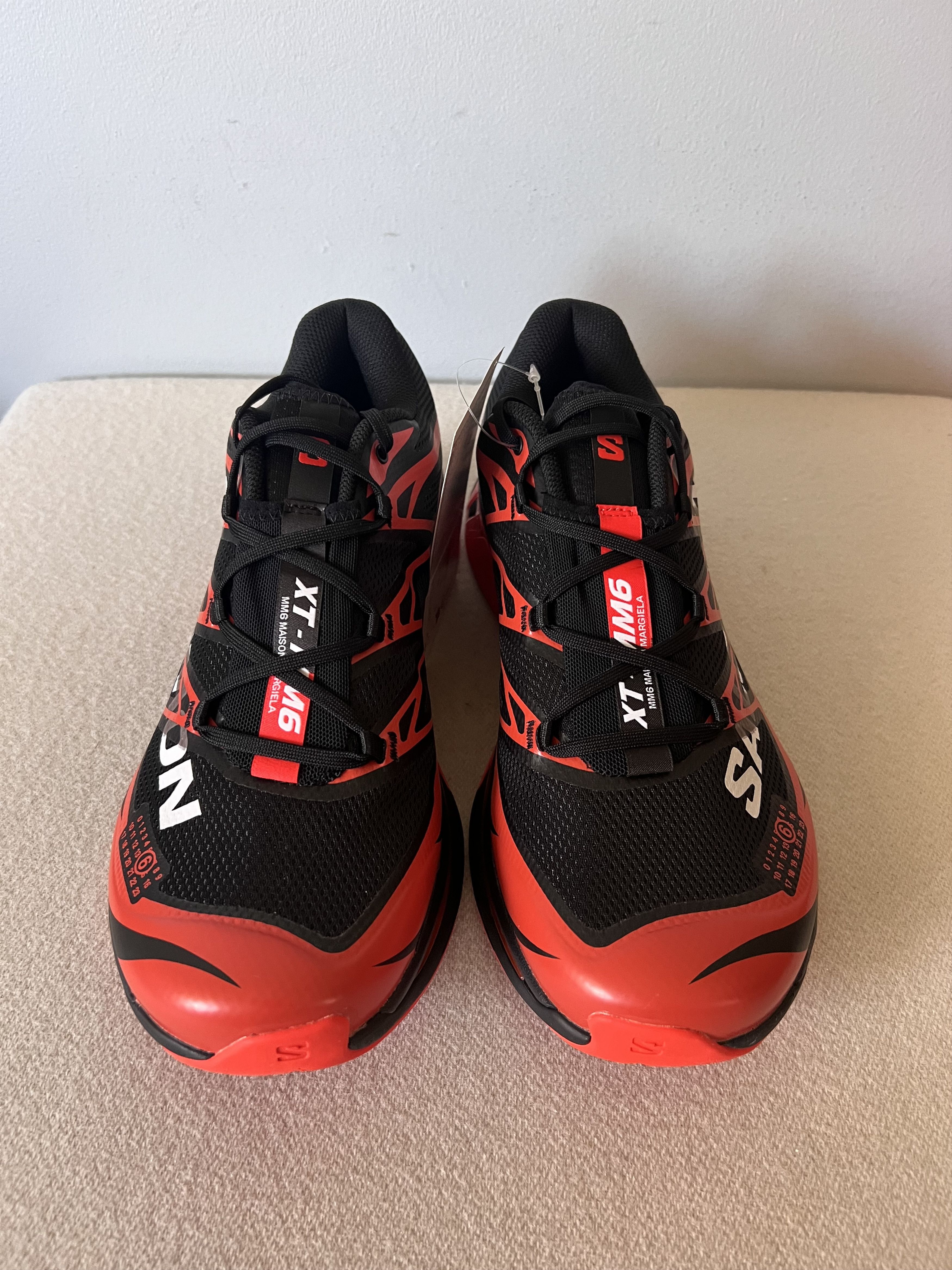 Maison Margiela × Salomon MM6 Maison Margiela Salomon XT-MM6 in Black Red Size US 11 / EU 44 - 4 Thumbnail
