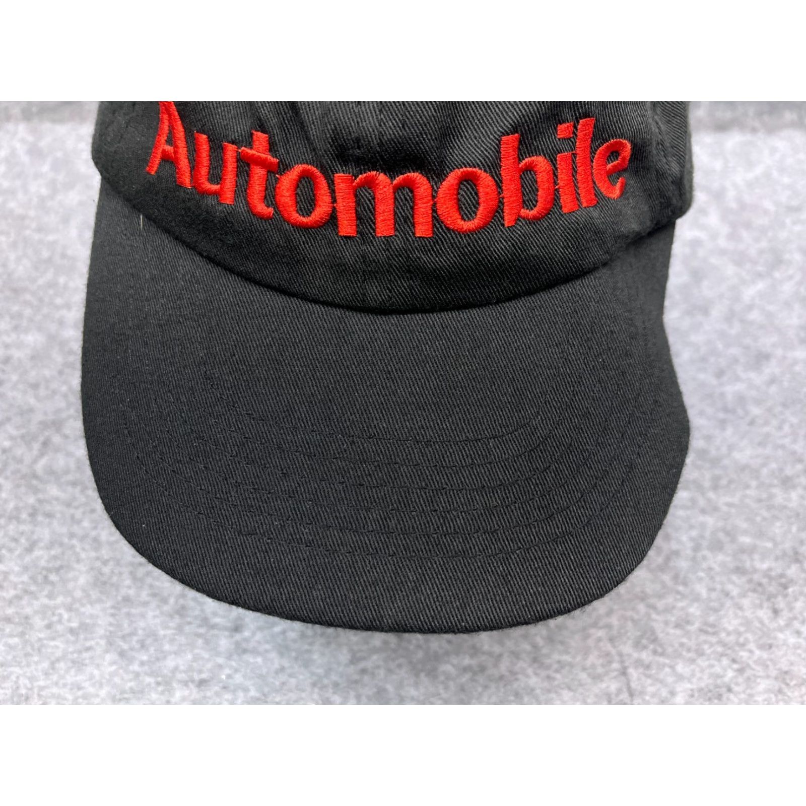 Vintage Automobile Hat Cap Strap Back Adult One Size Black 100% Cotton Outdoor Ironic Size ONE SIZE - 3 Thumbnail