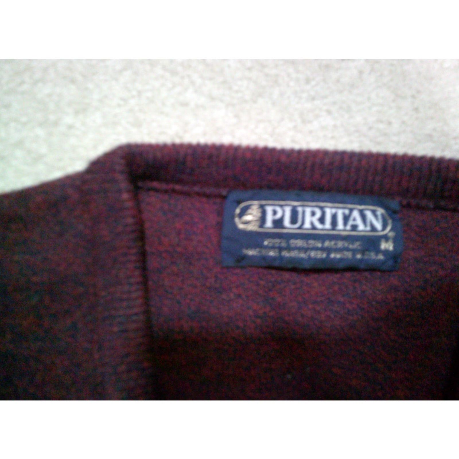 Vintage VINTAGE Miller Puritan V Neck Sweater Mens M Maroon 80s Sweater Mens M Maroon 80s Size US M / EU 48-50 / 2 - 5 Thumbnail
