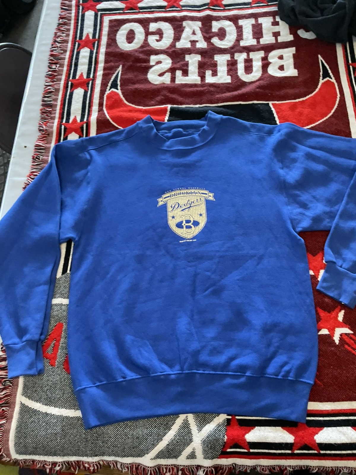 Majestic Vintage Los Angeles Dodgers medium crewneck sweater nwt Size US M / EU 48-50 / 2 - 1 Thumbnail