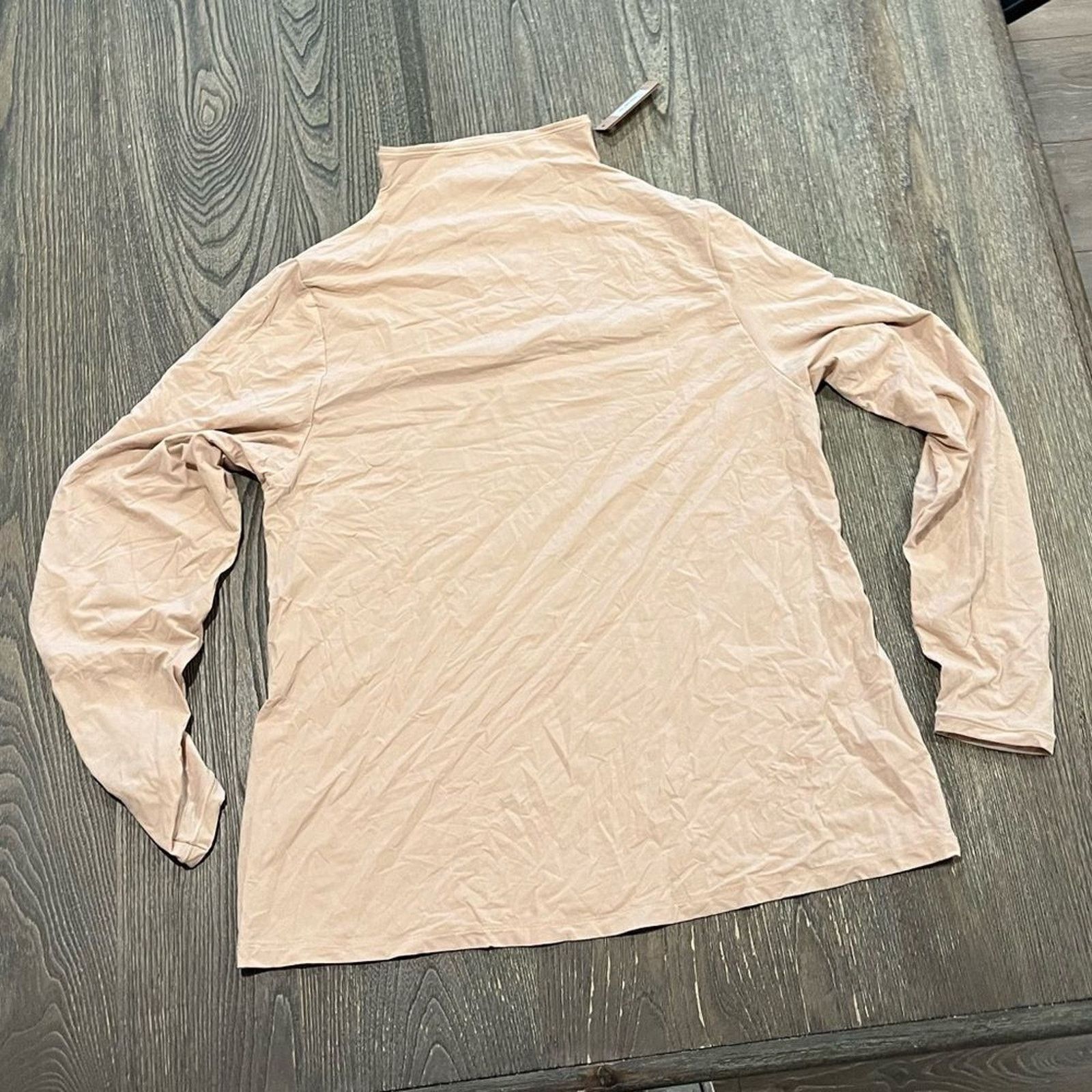 SKIMS NWT Skims Fits Everybody Turtleneck Top Long Sleeve 3X Size 3XL / US 20-22 - 1 Thumbnail