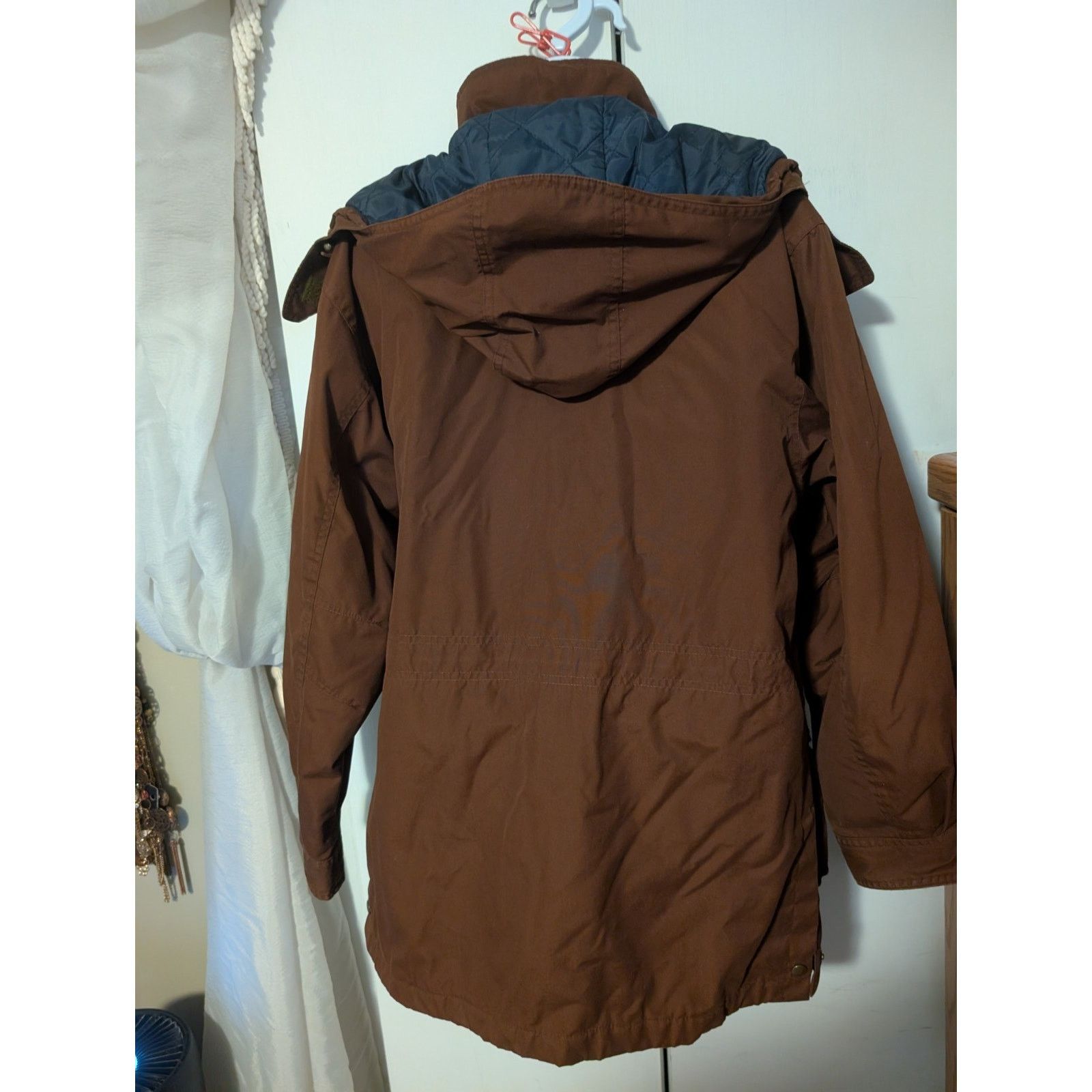 Lands' End Lands End Long Jacket Coat Small Lined Hood Brown Women's Size S / US 4 / IT 40 - 2 Thumbnail