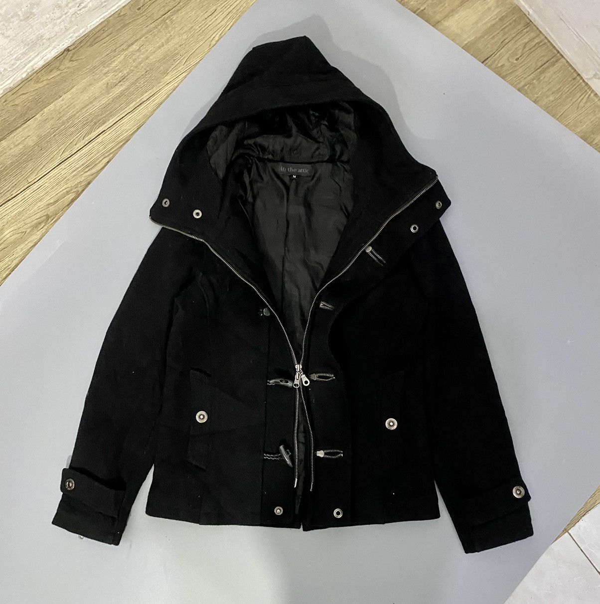 In The Attic 💥Rare💥In The Attic Hooded Double Zip Jacket Size US M / EU 48-50 / 2 - 2 Thumbnail