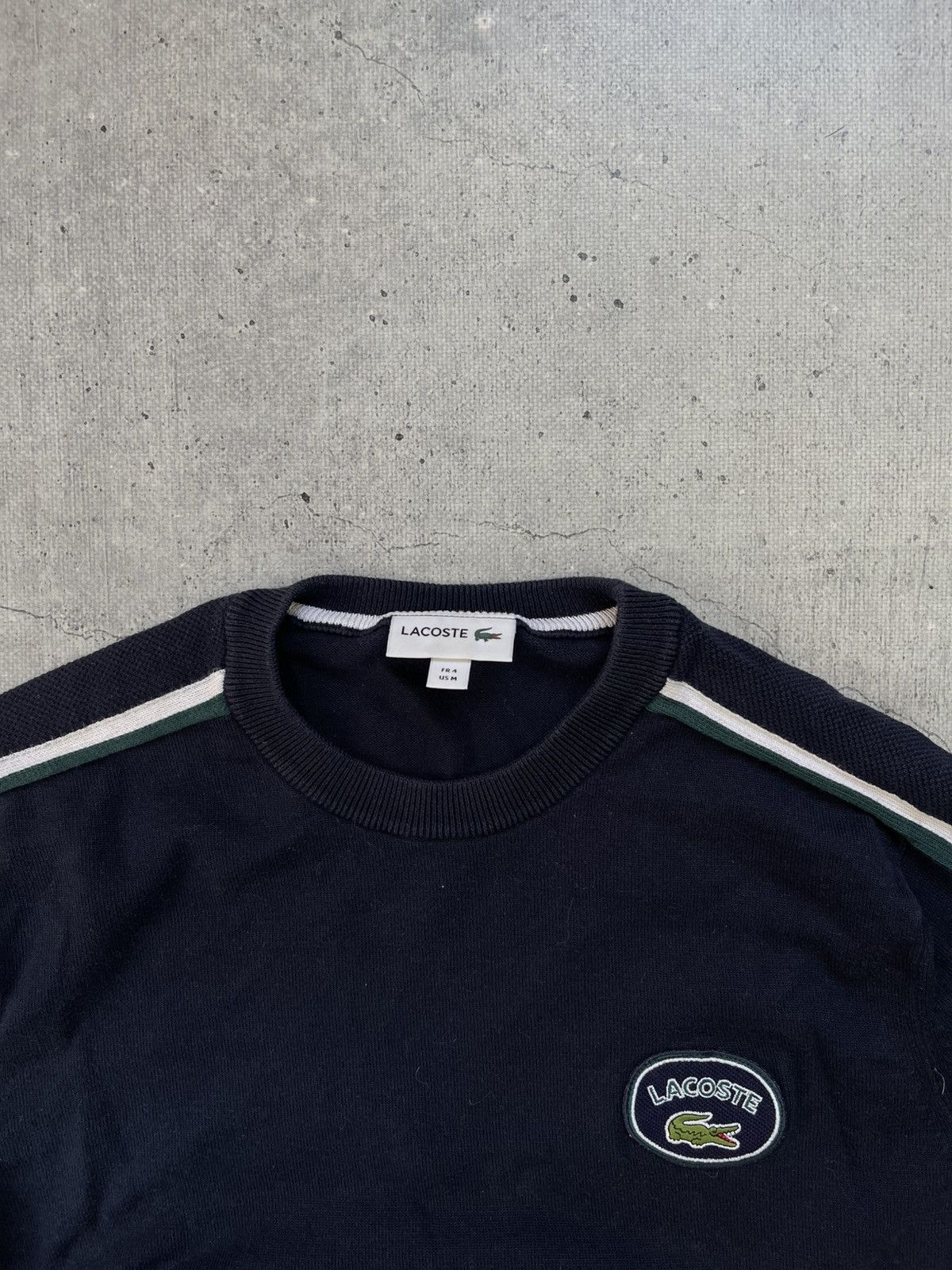 Lacoste Vintage La Chemise Lacoste Sweatshirt Big Logo Streetwear Size US M / EU 48-50 / 2 - 3 Thumbnail