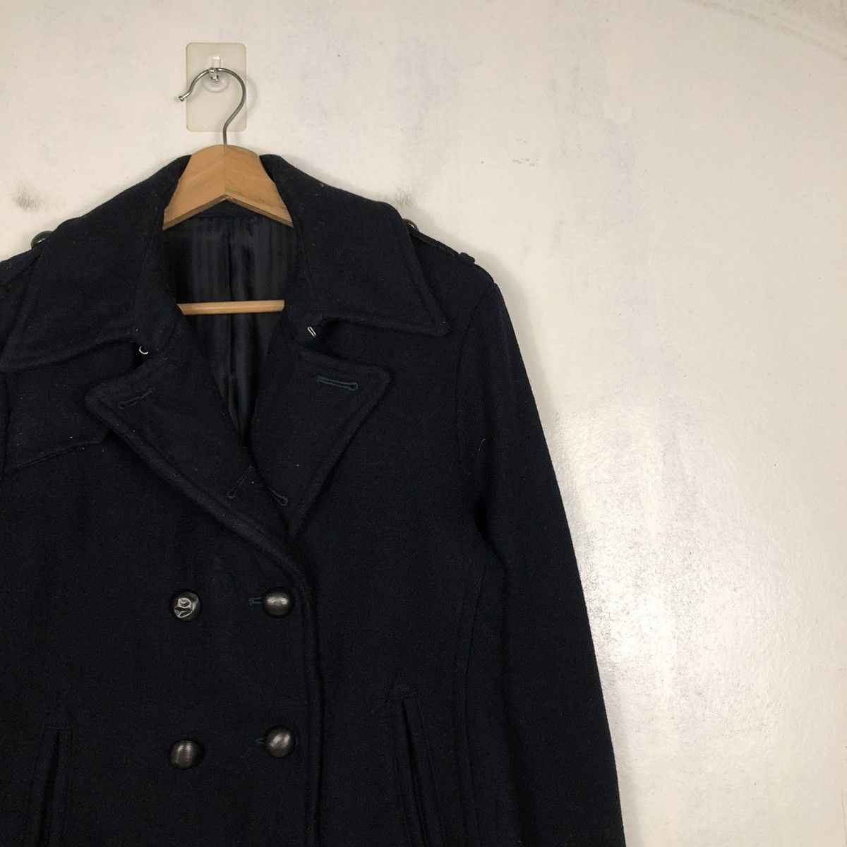 Hysteric Glamour 📌CROPPED WOOL BIKER JACKET BOYCOTT DOUBLE COLLAR Size US M / EU 48-50 / 2 - 7 Thumbnail