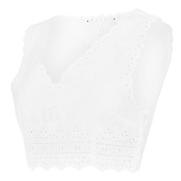 Dolce & Gabbana o1g2r1mq1024 Cropped Top in White Size M / US 6-8 / IT 42-44 - 2 Thumbnail