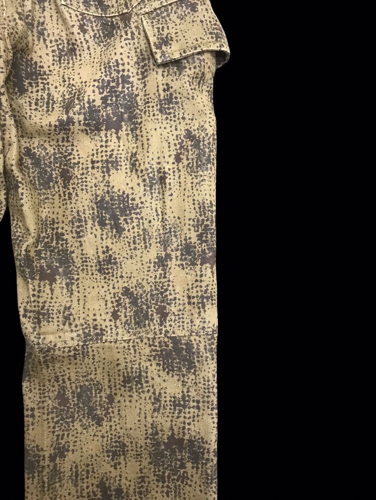 291295=Homme 💥291295 HOMME Very Rare Full Print Stamp Cargo Pant F106 Size US 27 - 18 Thumbnail