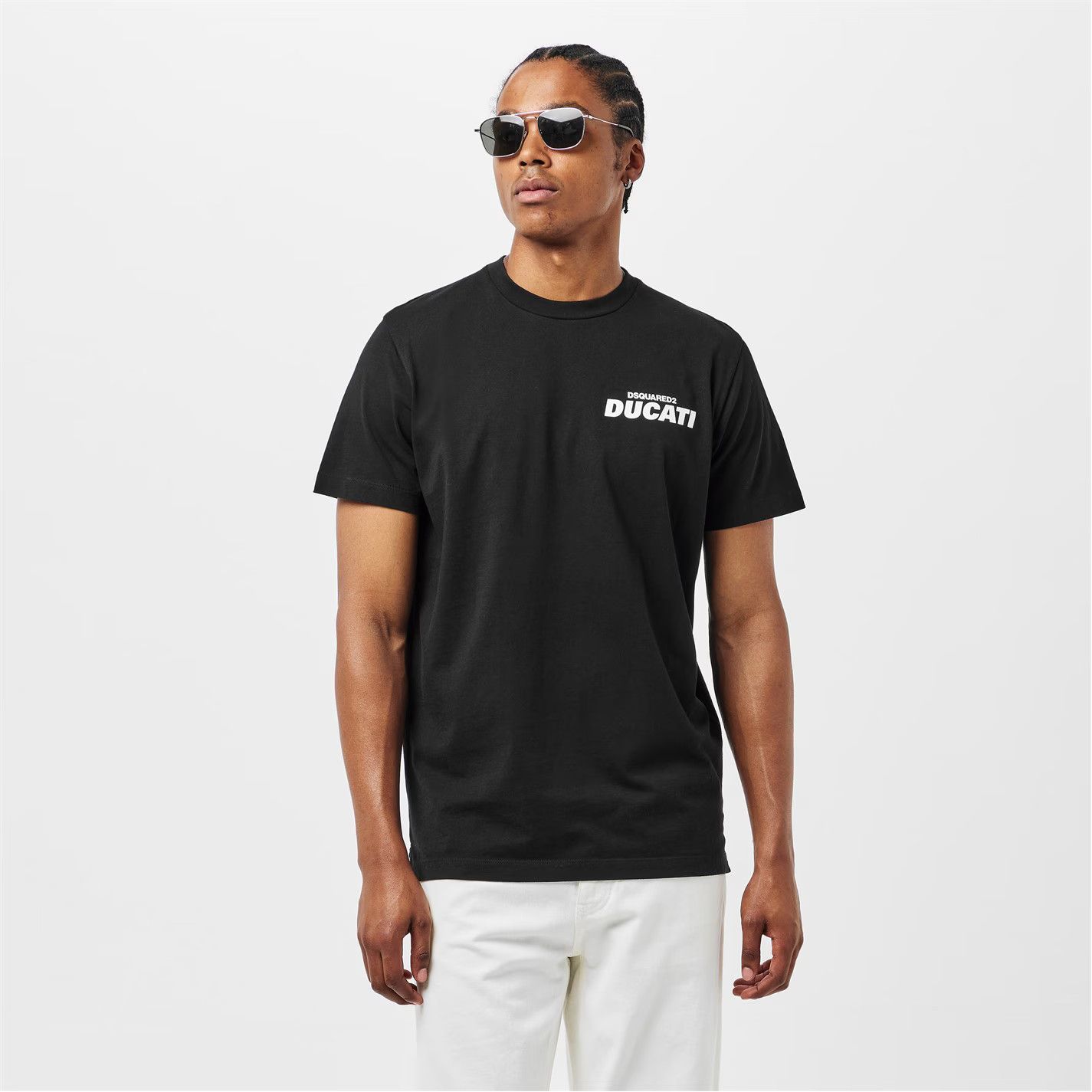 Dsquared2 o1g2r1mq0426 Slim Fit T-Shirt in Black Size US M / EU 48-50 / 2 - 3 Thumbnail