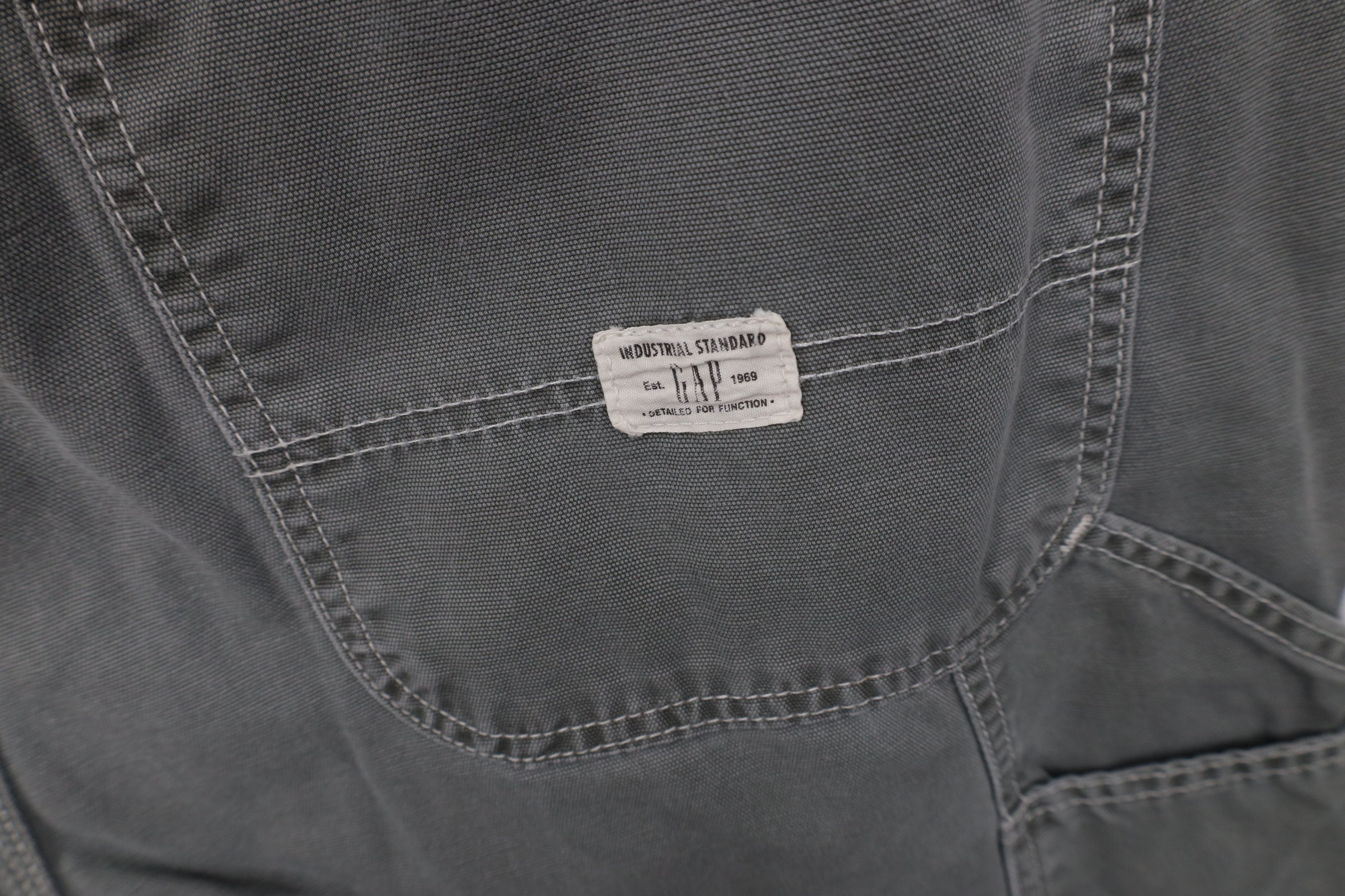 Gap Vintage Y2K 2001 Gap Surplus Stonewash Dungaree Shorts Size US 34 / EU 50 - 11 Thumbnail