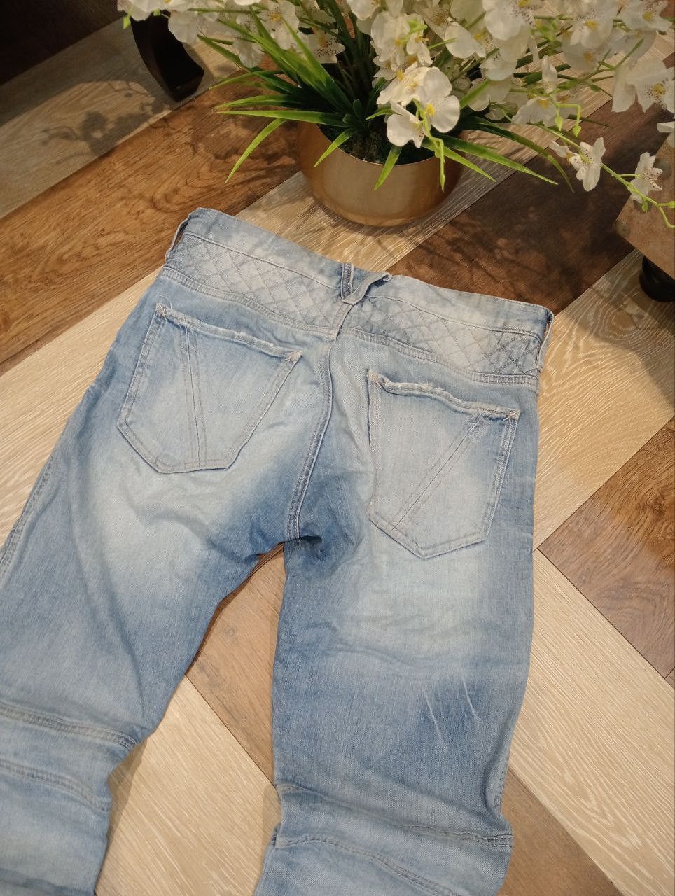 Vanquish VANQUISH JAPAN DISTRESSED BIKER JEANS - SIZE 30 Size US 30 / EU 46 - 8 Thumbnail