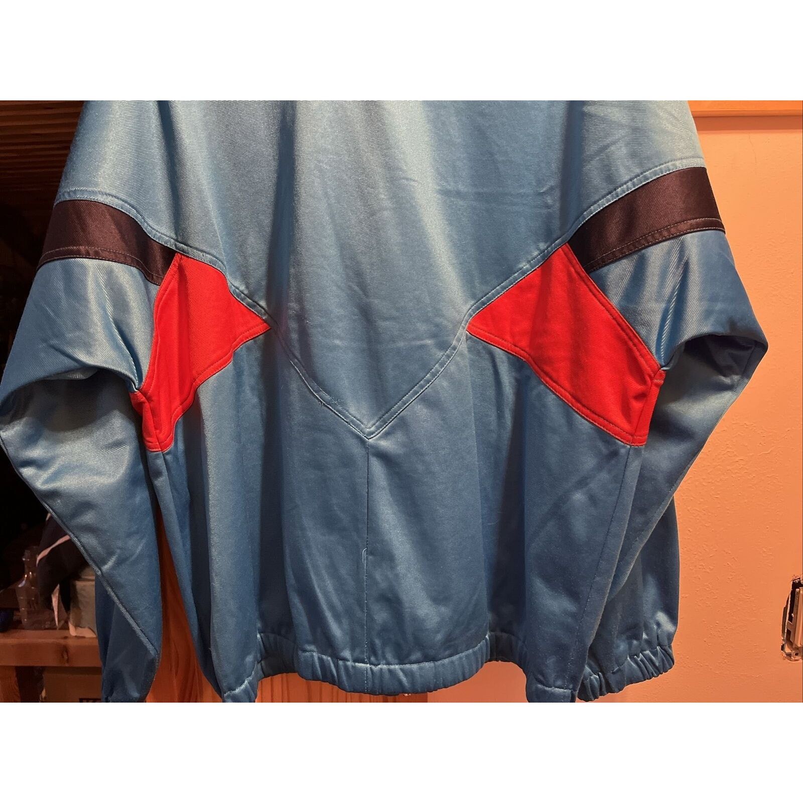 The Unbranded Brand Etirel Vintage Men’s L Blue Long Sleeve Zip Up Tracksuit Top Size US L / EU 52-54 / 3 - 12 Thumbnail