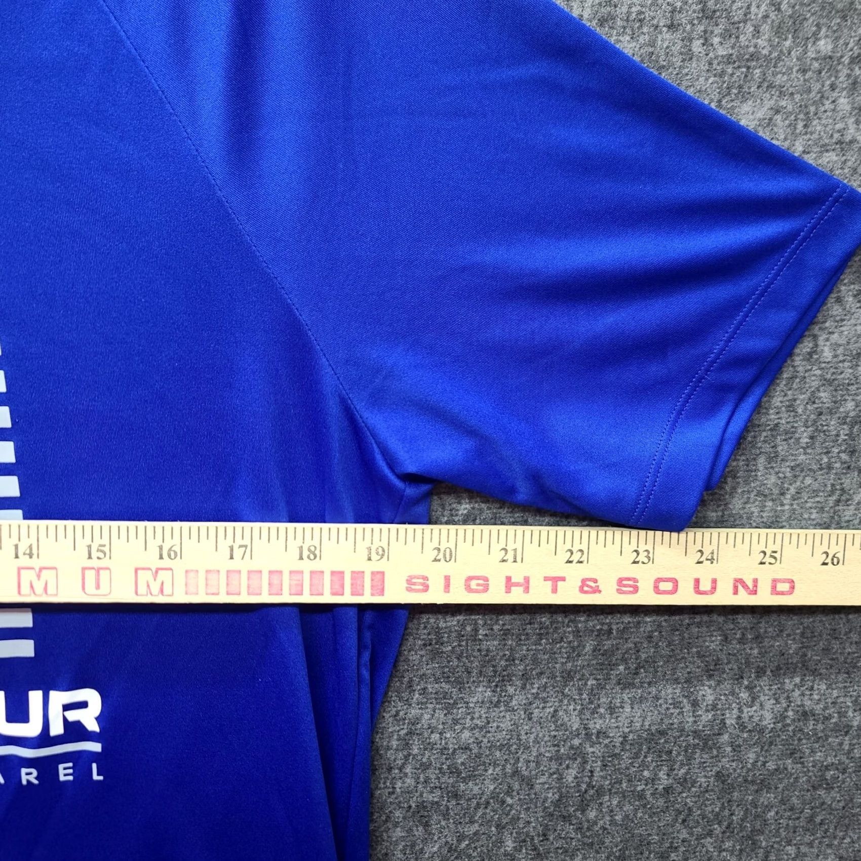 Under Armour Under Armour T Shirt Mens M Short Sleeve HeatGear Athleisure Casual Blue Knit Cotton Blend Logo Regular Fit Crew Neck Short Sleeve City Sports 90s Size US M / EU 48-50 / 2 - 3 Thumbnail